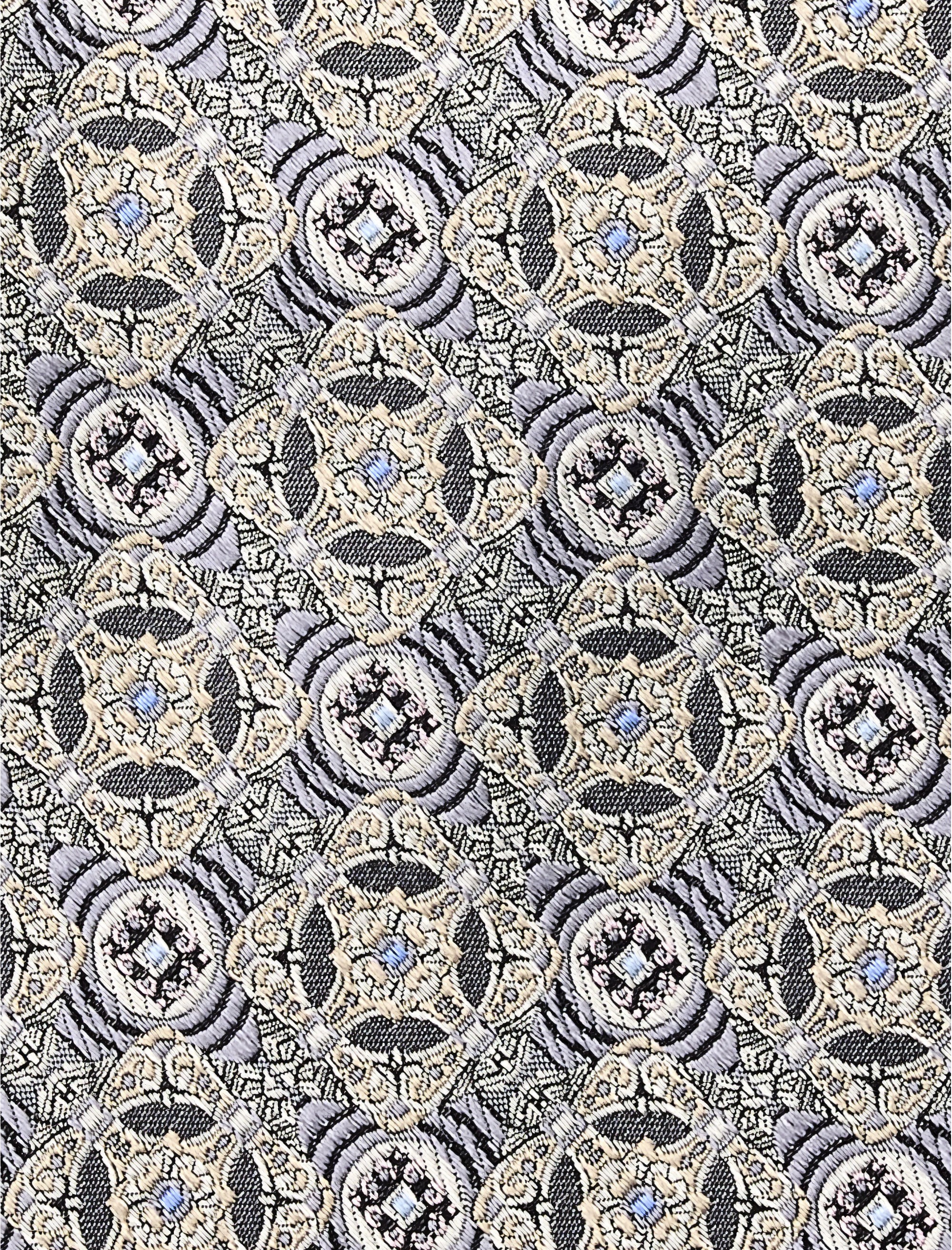 Vintage Medallion Silk Tie - thumbnail 6