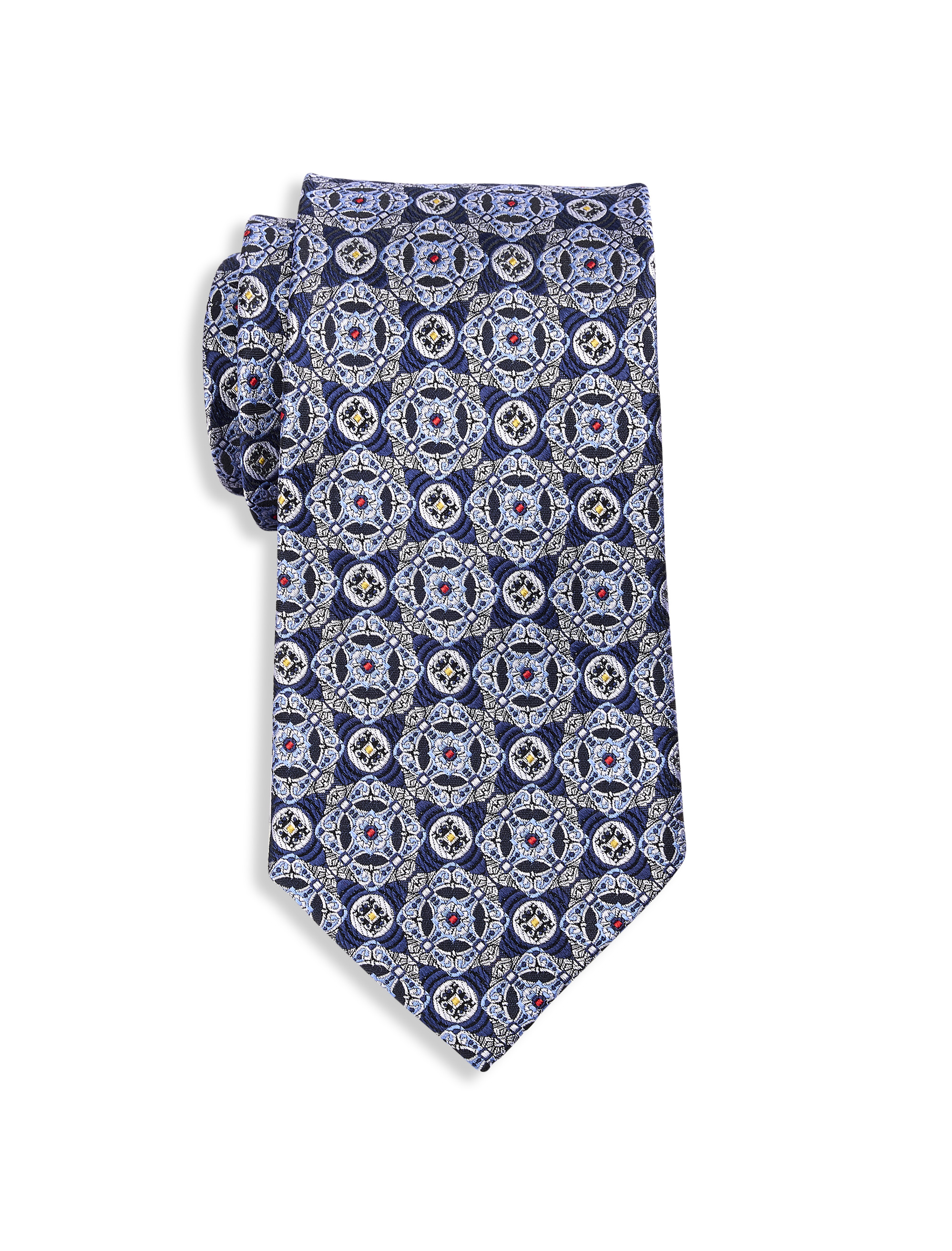 Vintage Medallion Silk Tie