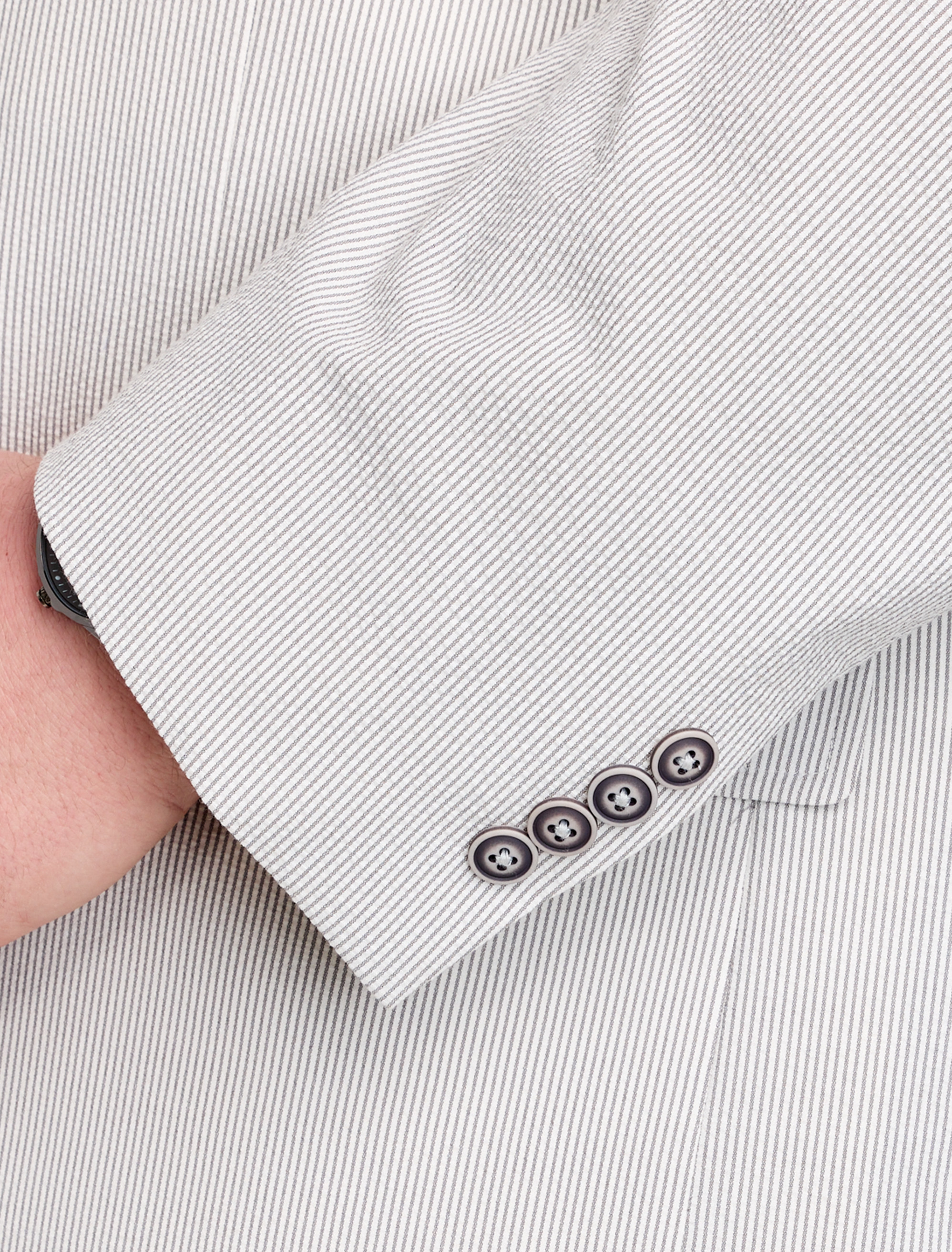 Striped Seersucker Sport Coat