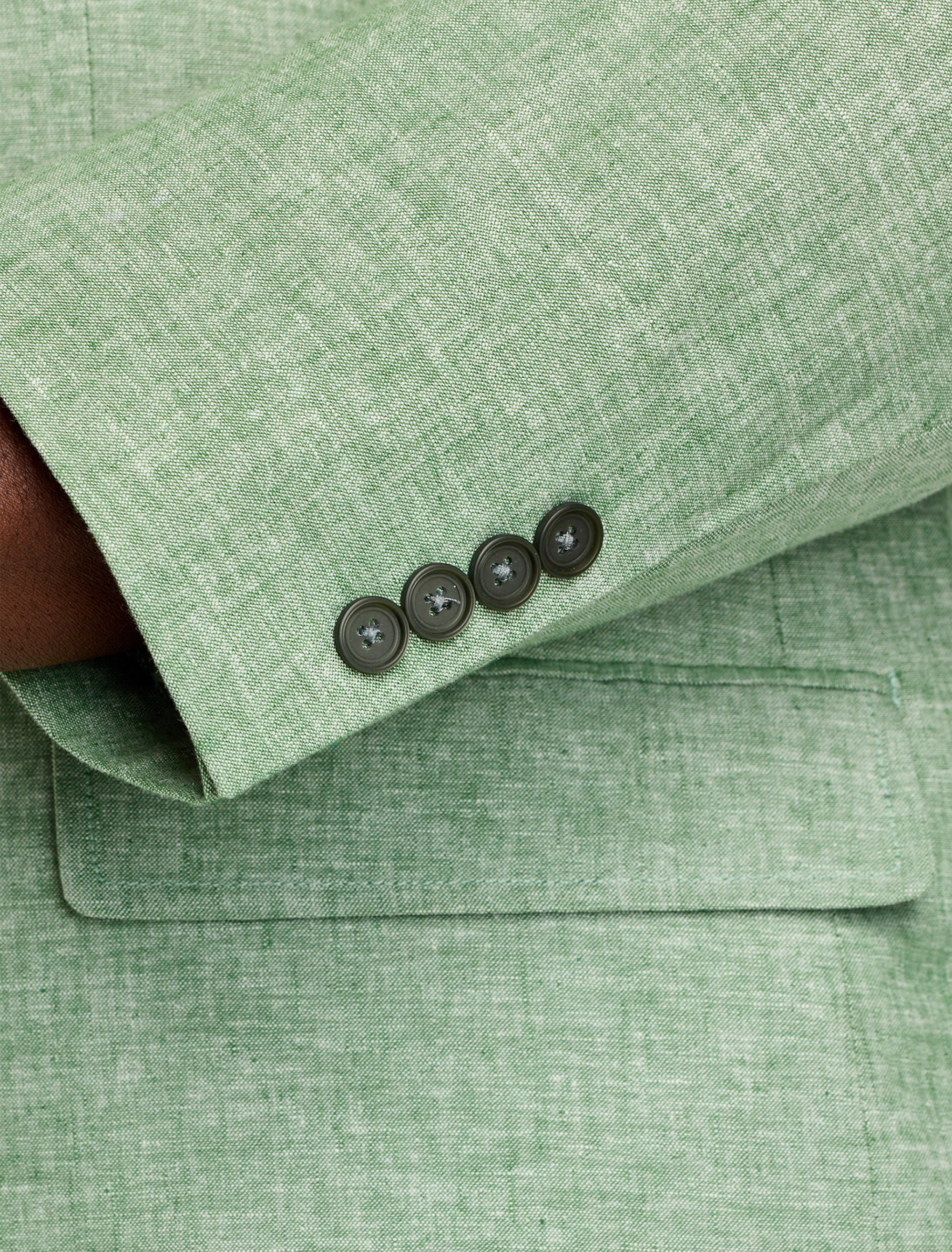 Jacket-Relaxer Linen-Blend Sport Coat