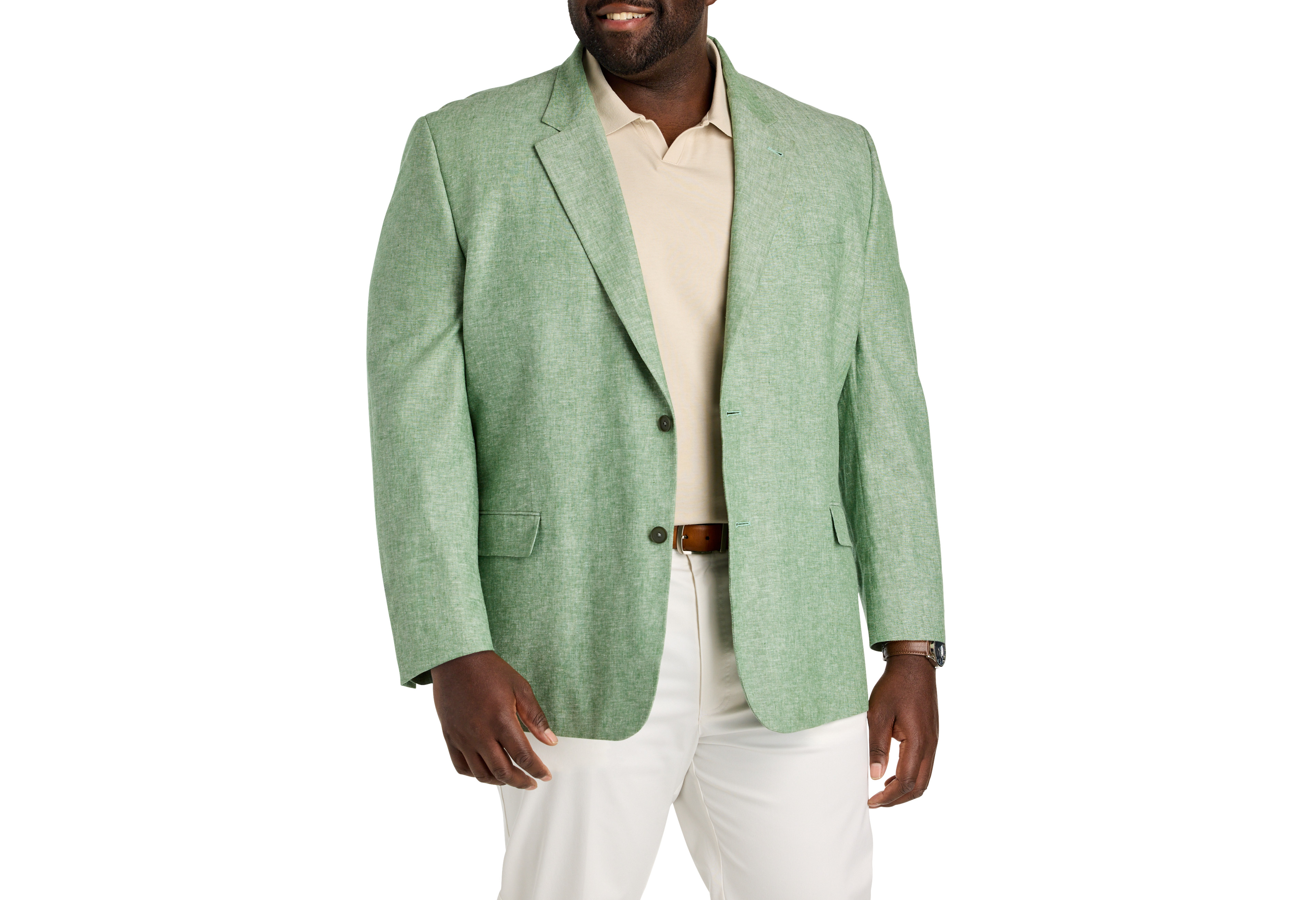 Jacket-Relaxer Linen-Blend Sport Coat