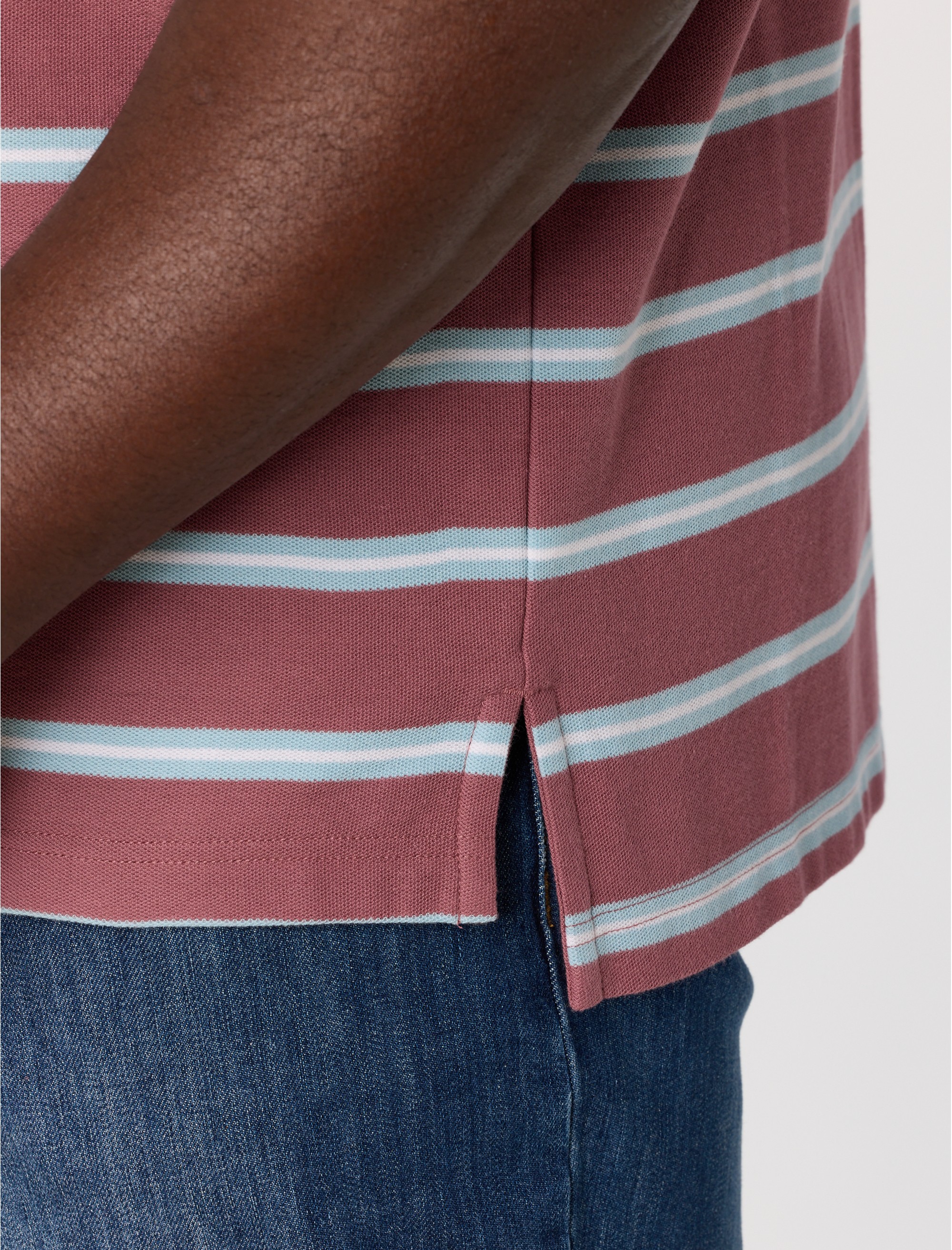 Multi-Stripe Polo Shirt - thumbnail 6