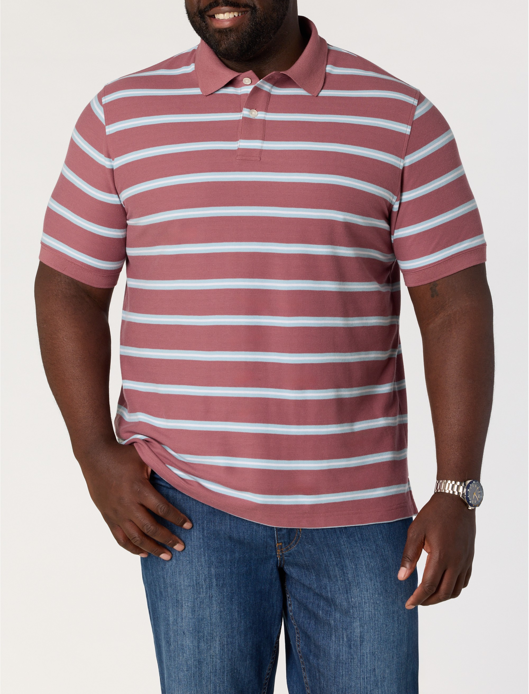 Multi-Stripe Polo Shirt - thumbnail 7