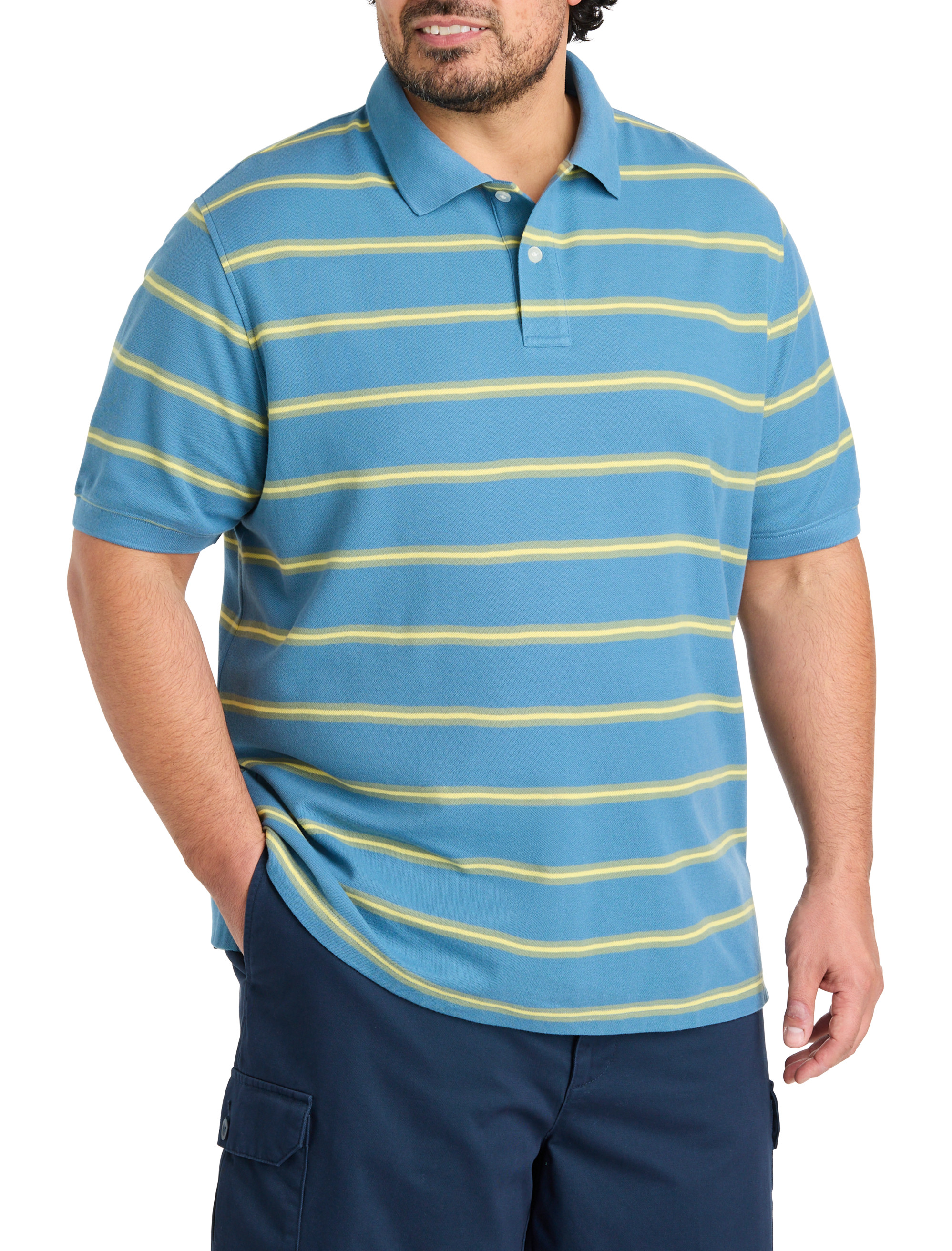 Multi-Stripe Polo Shirt
