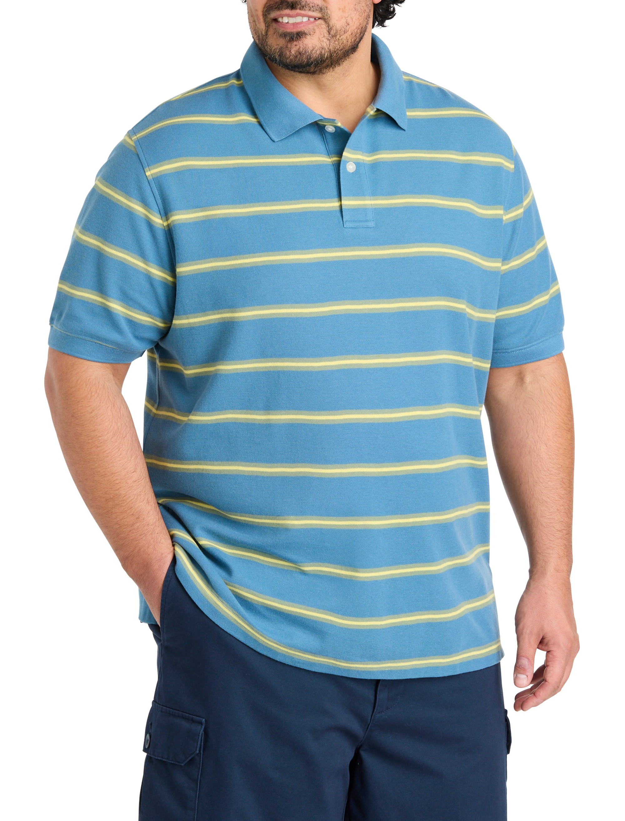 Multi-Stripe Polo Shirt