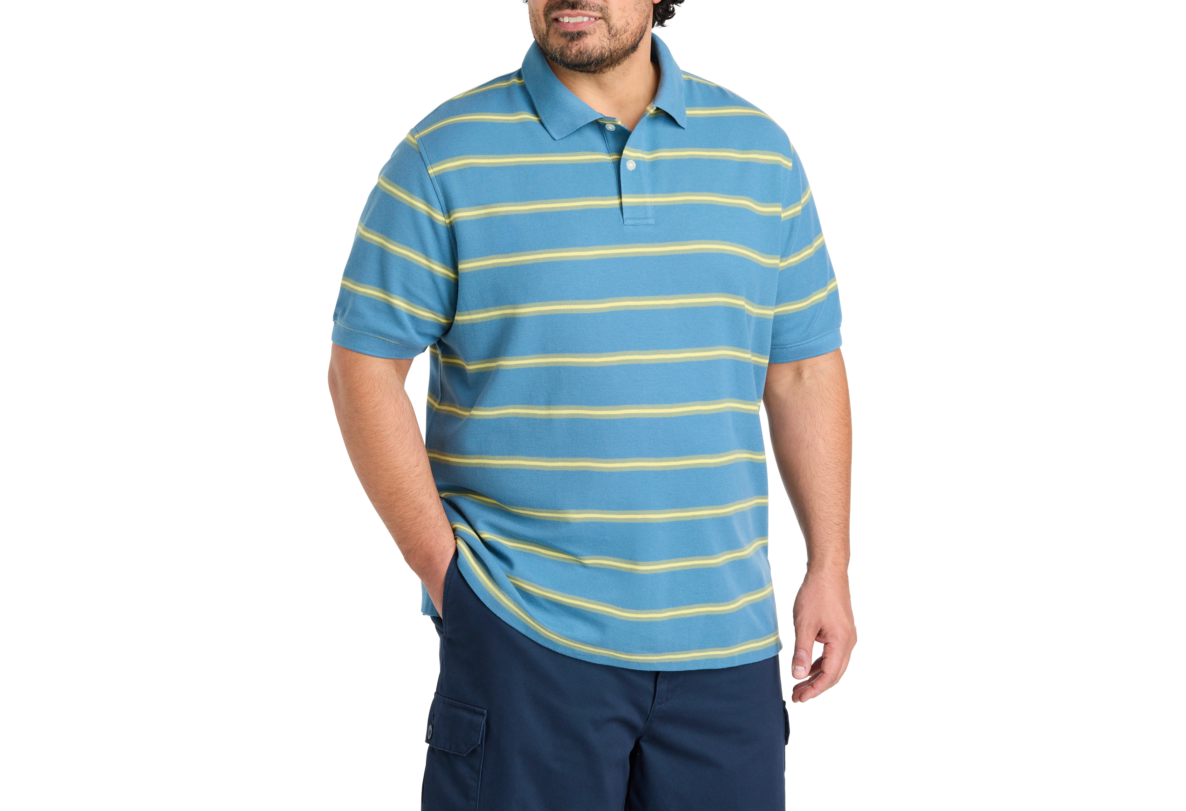 Multi-Stripe Polo Shirt