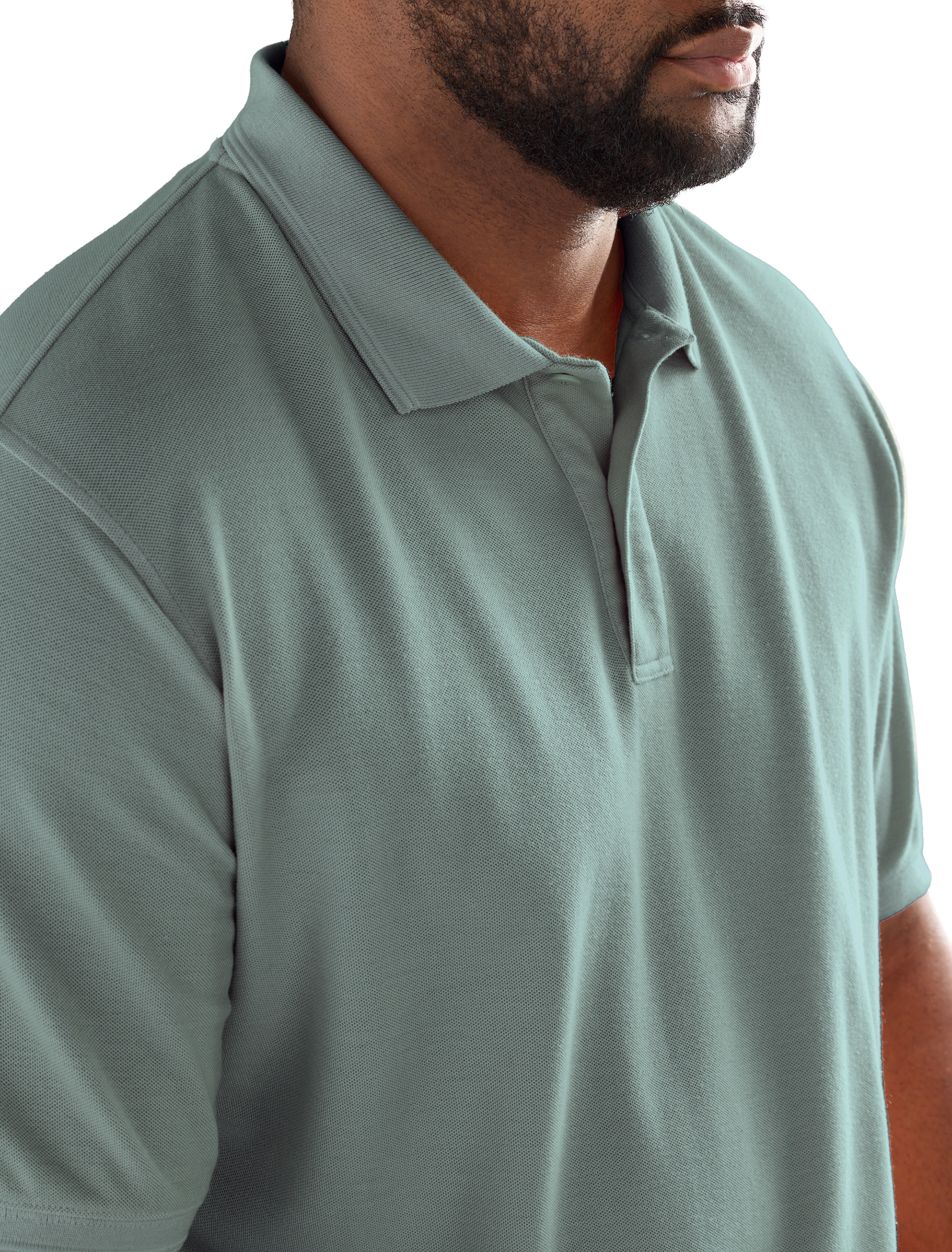 Garment-Dyed Polo Shirt