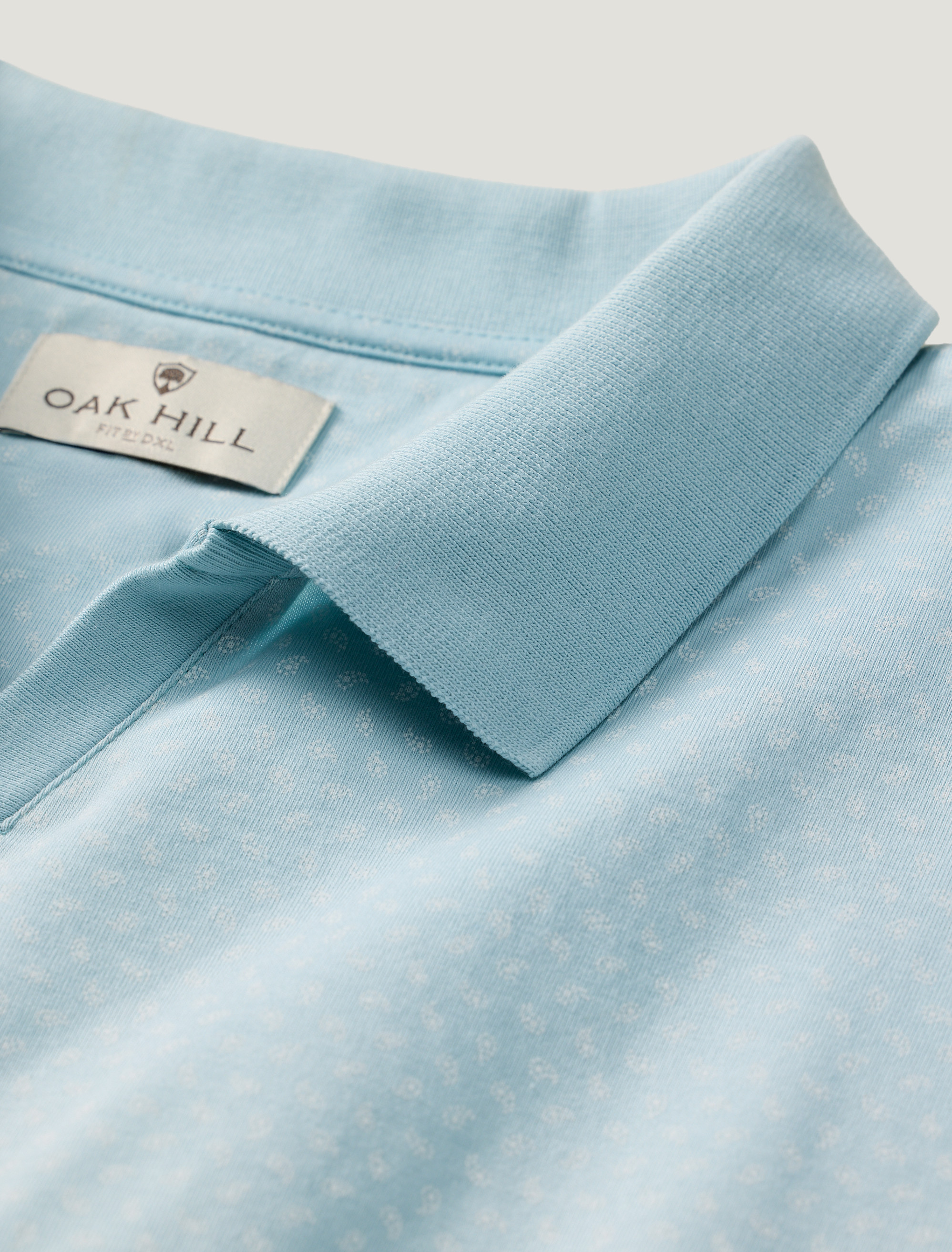 Printed Notch-Collar Tech Polo Shirt