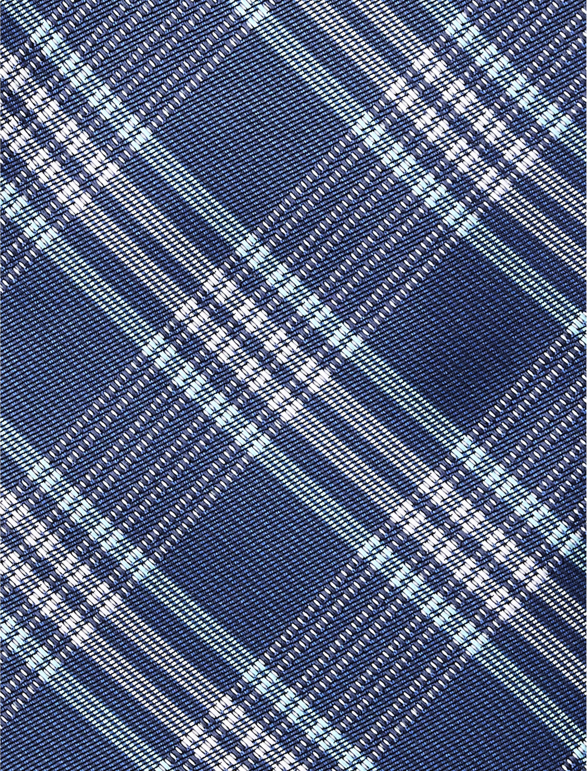 Textured Plaid Tie - thumbnail 6