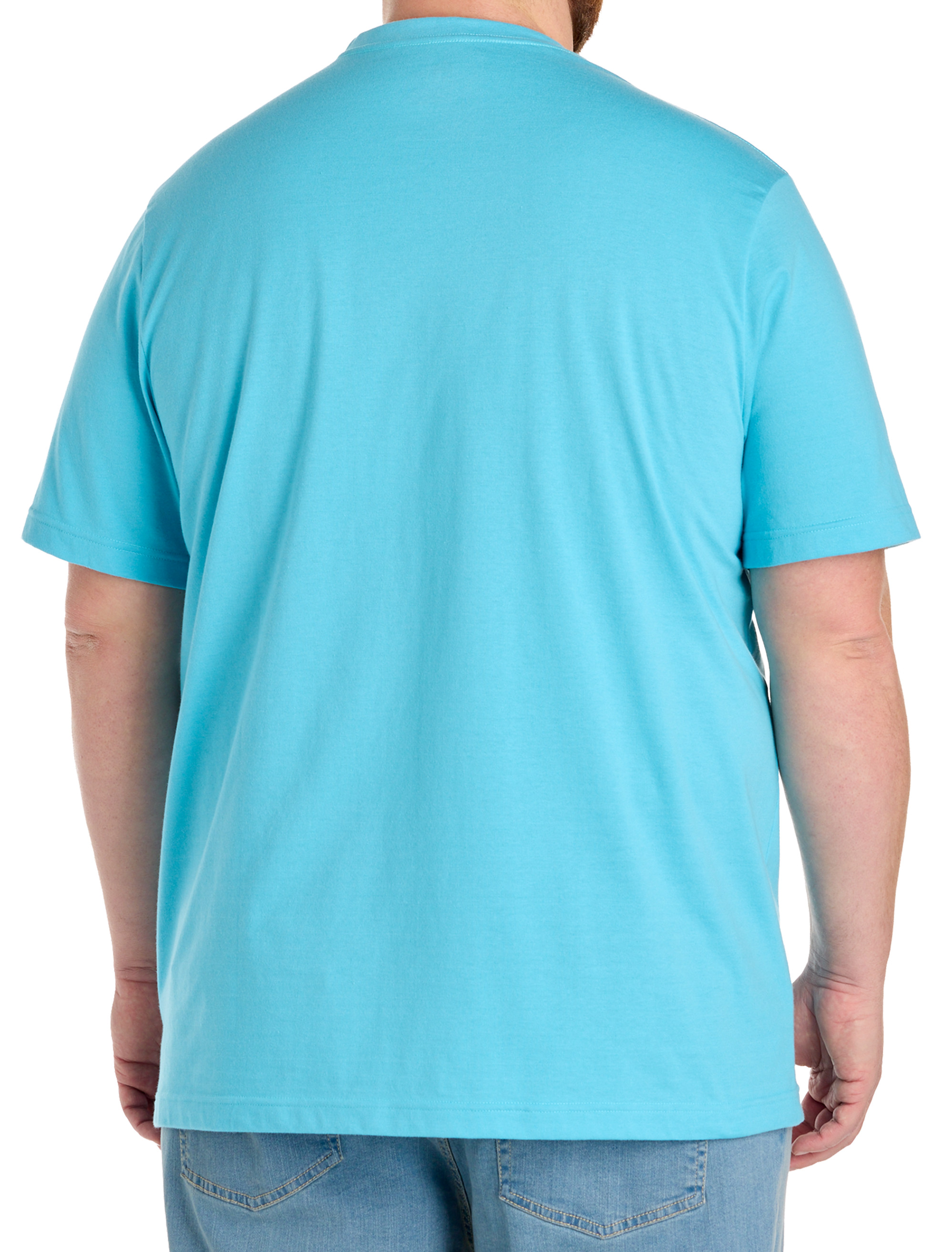 Moisture-Wicking Ombré Striped T-Shirt