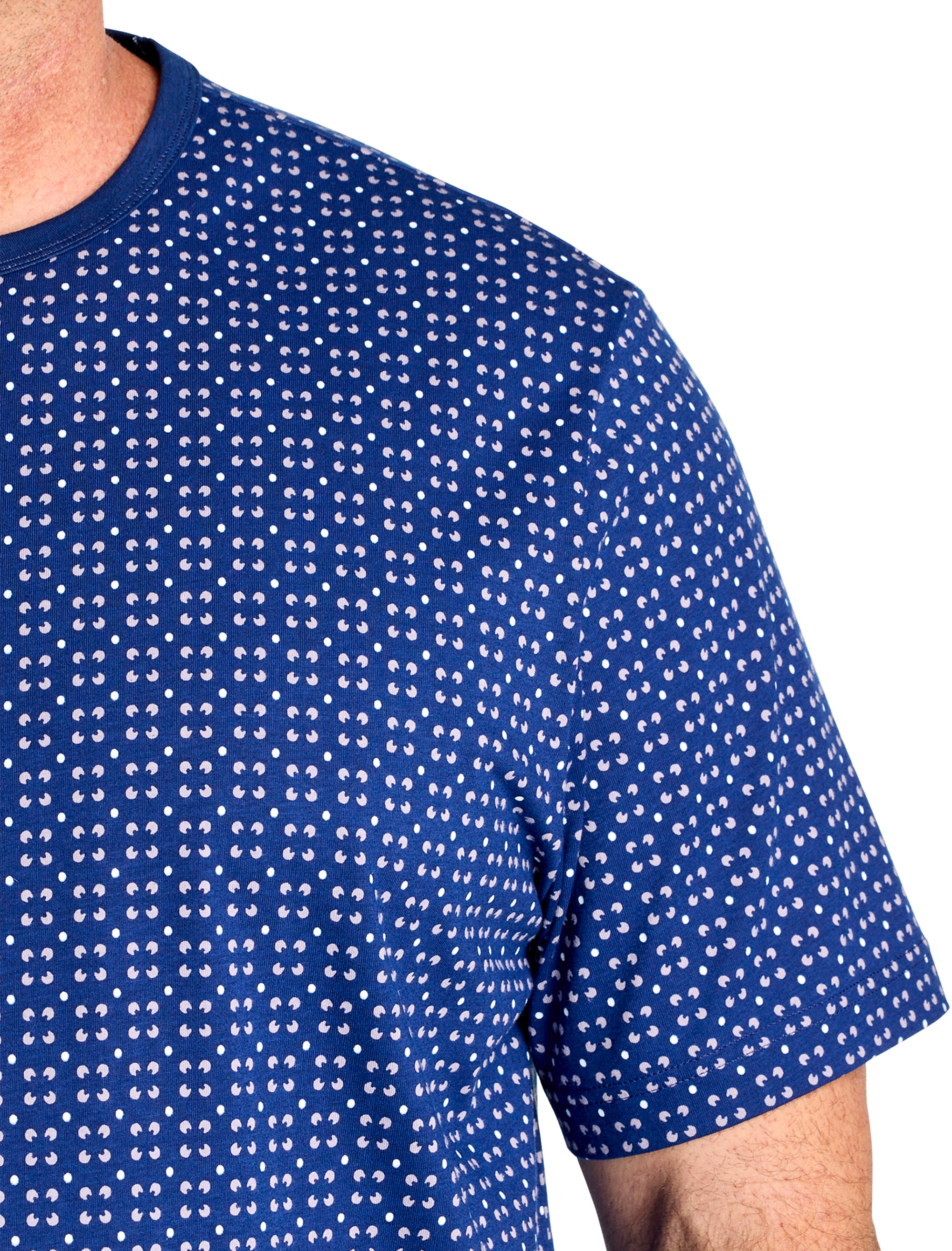 Moisture-Wicking Petal Printed T-Shirt