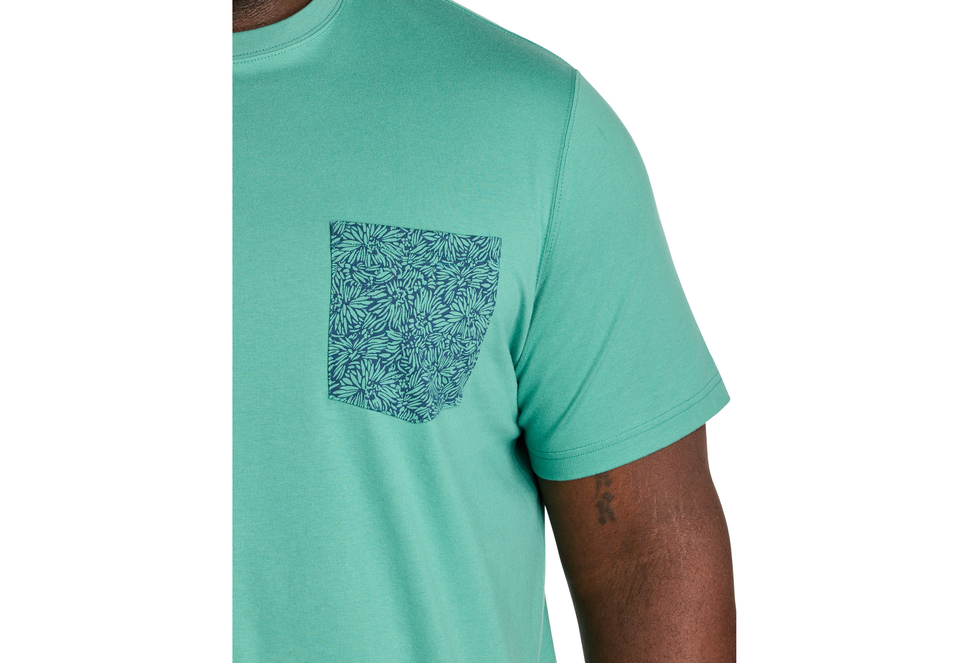 Moisture-Wicking Printed Pocket T-Shirt