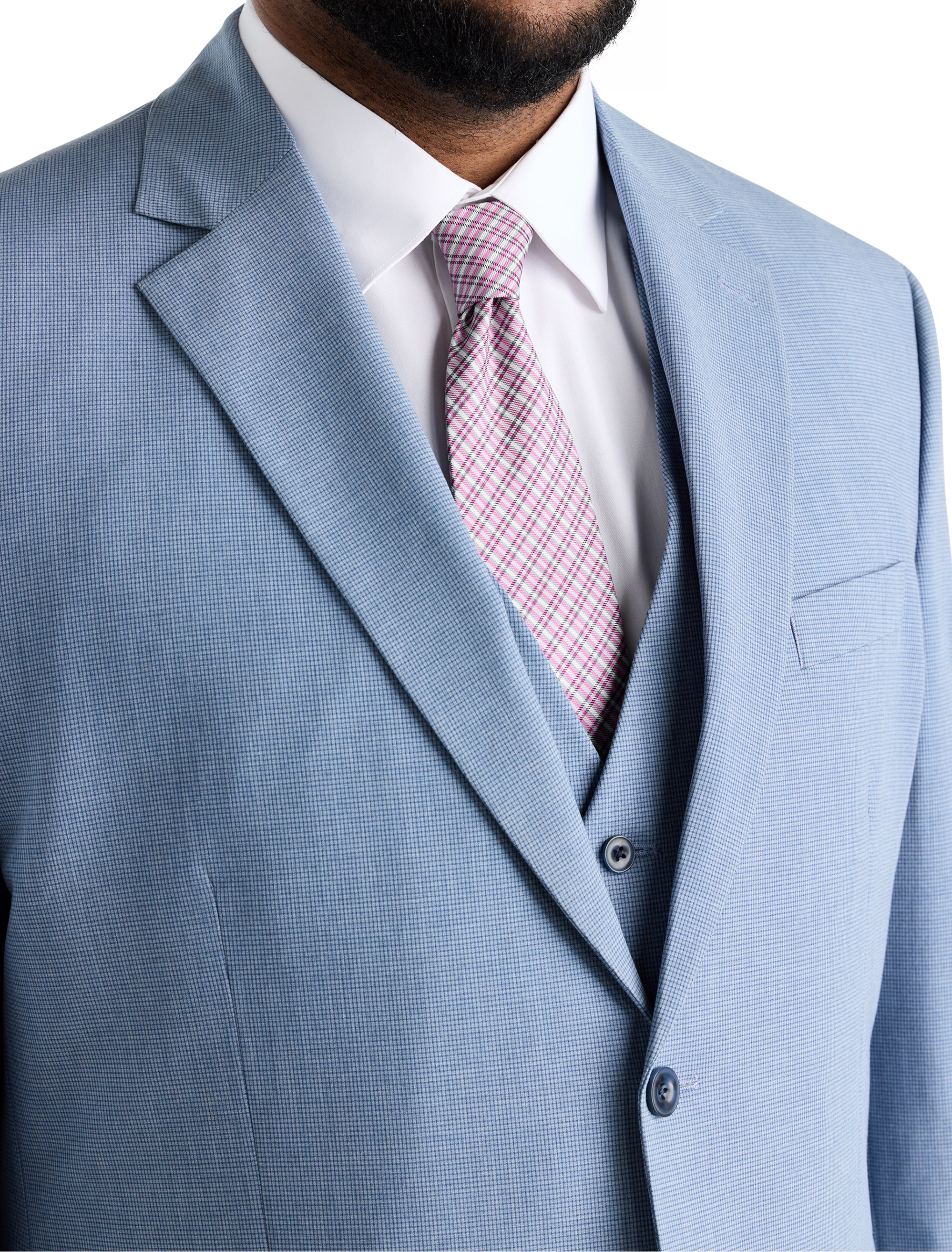 Jacket-Relaxer Micro Check Suit Jacket
