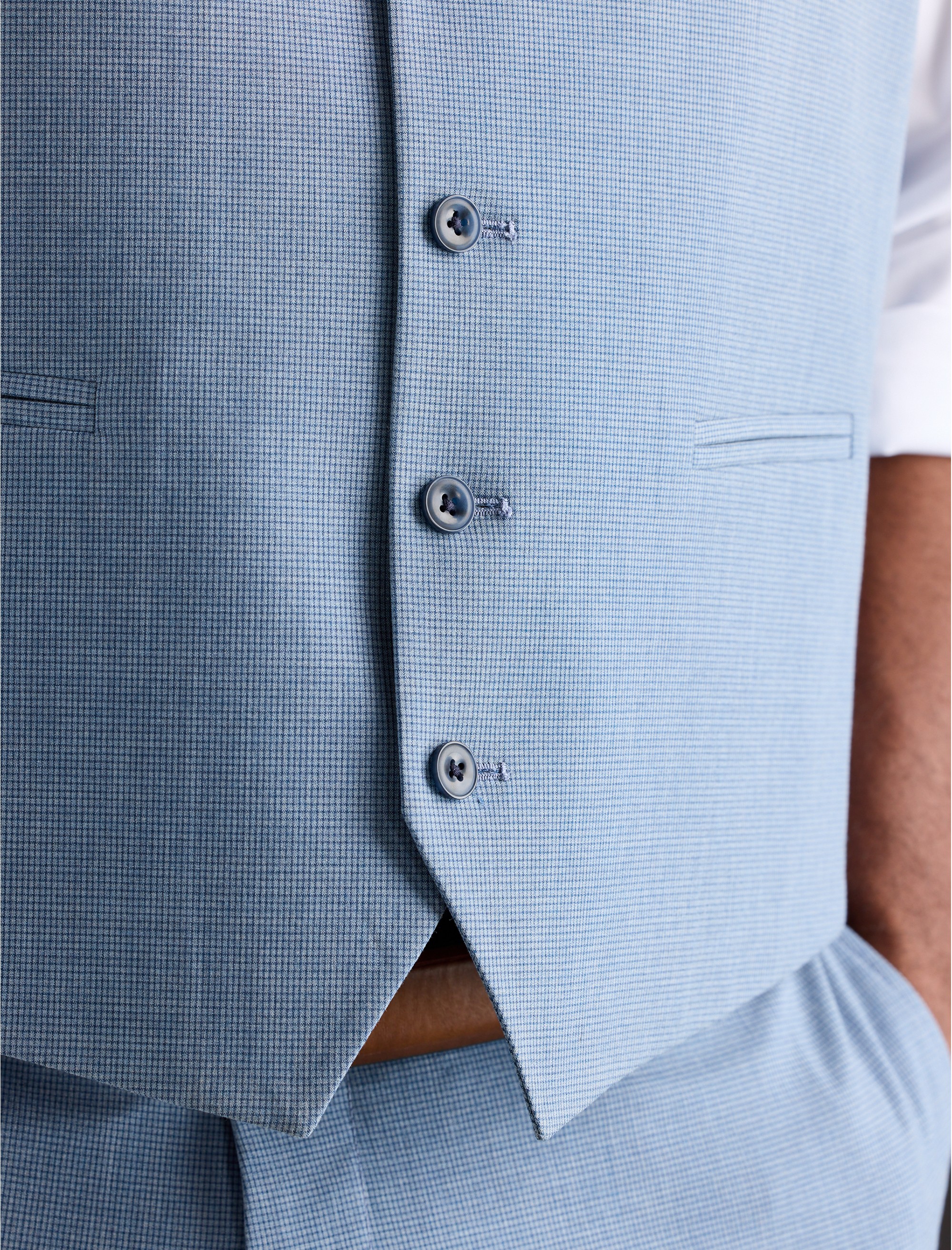 Micro Check Vest - thumbnail 2