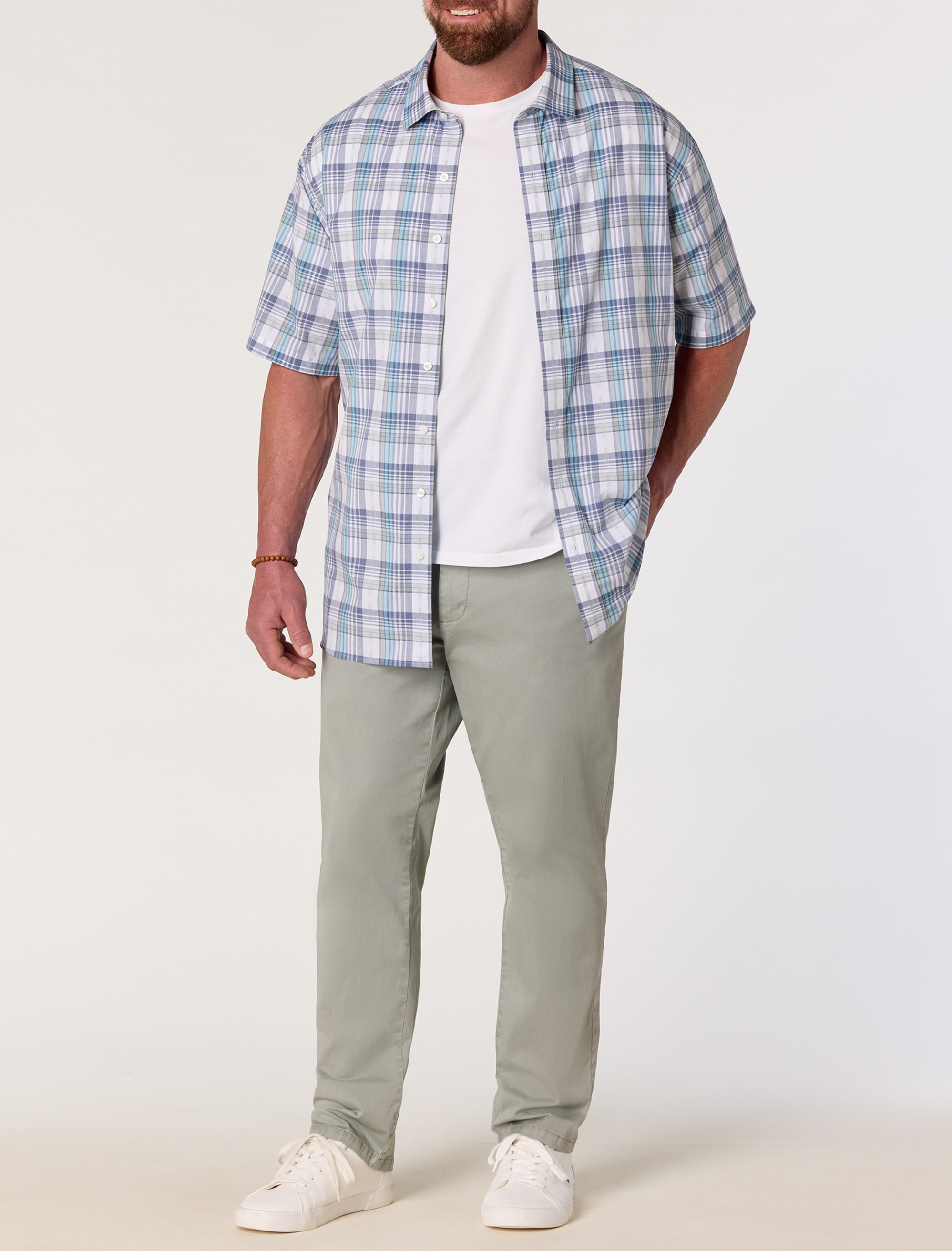 Western Plaid Sport Shirt