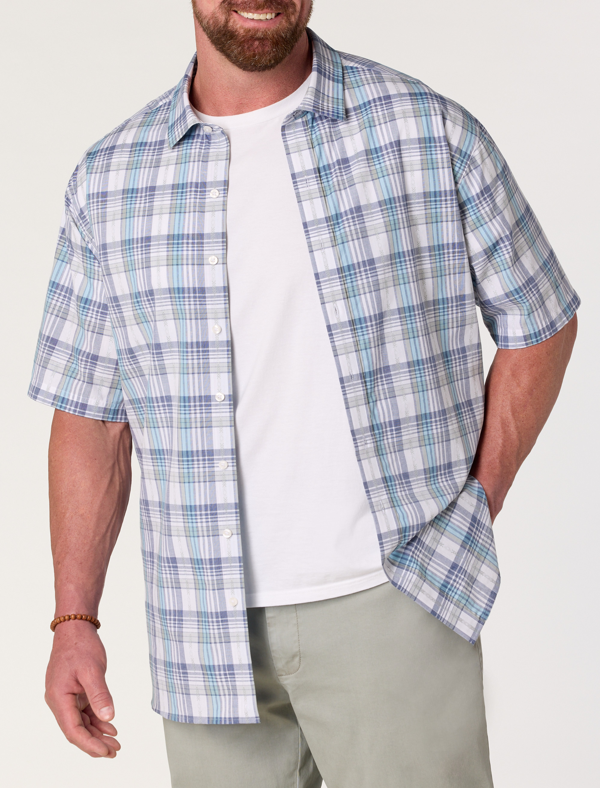 Western Plaid Sport Shirt