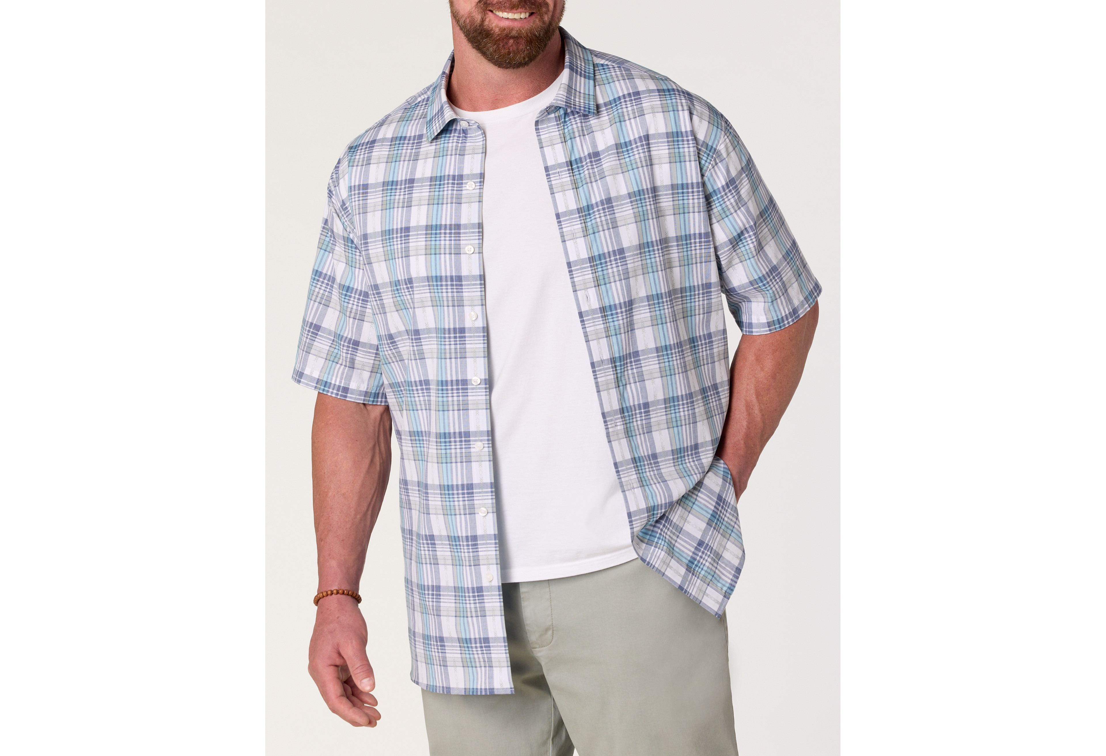 Western Plaid Sport Shirt