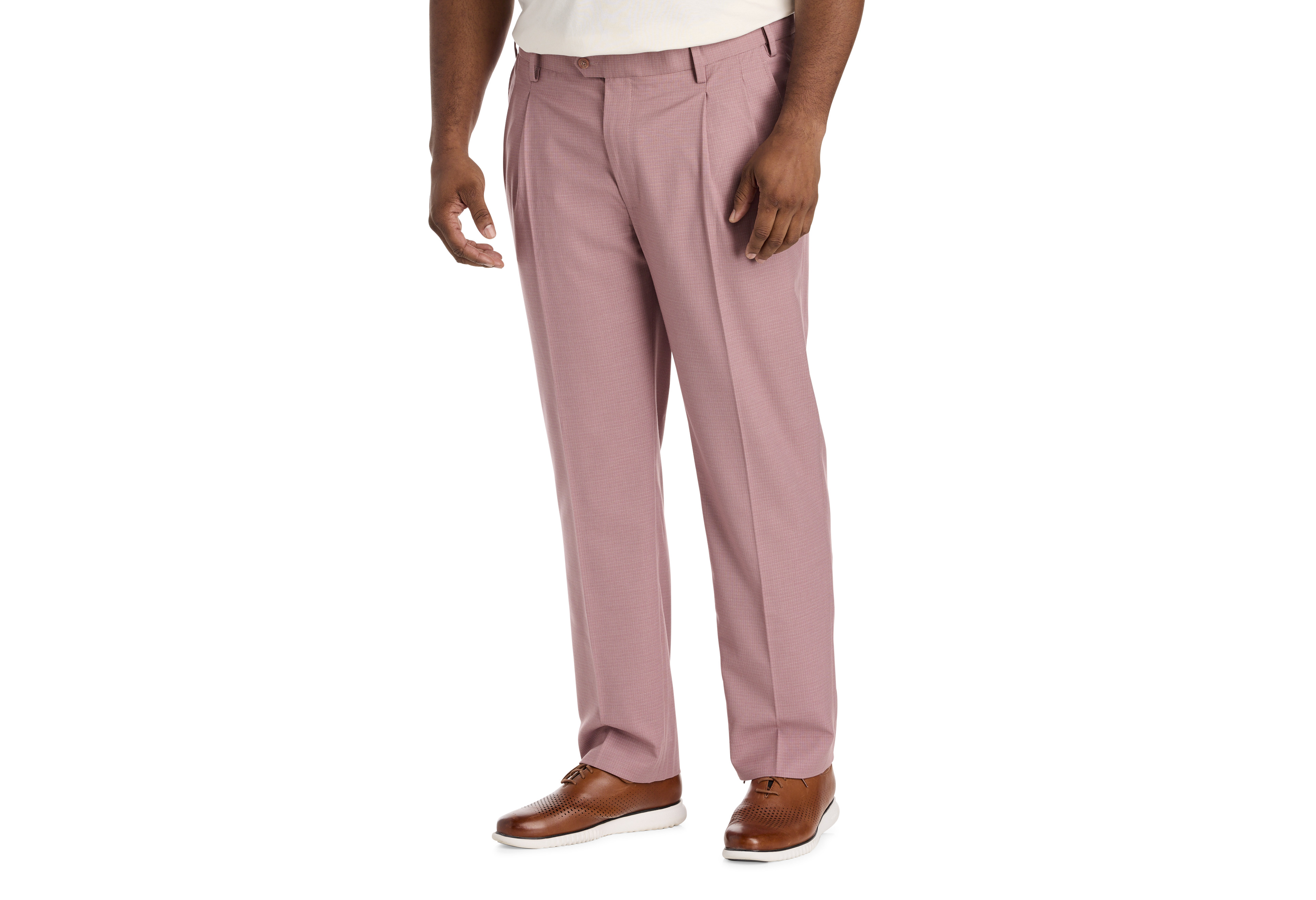 Waist-Relaxer Pleated Dress Pants