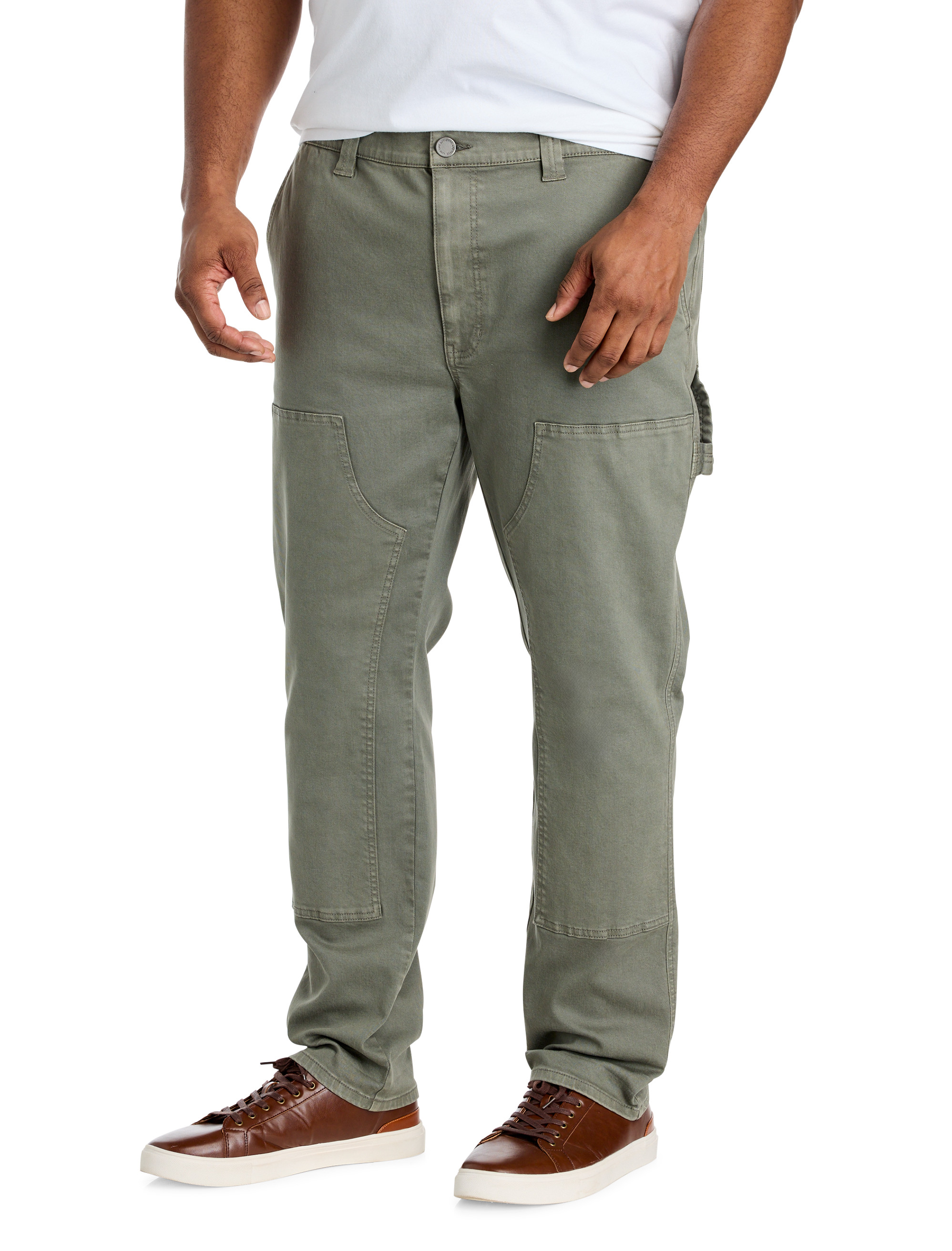 Reinforced Tapered-Fit Carpenter Jeans