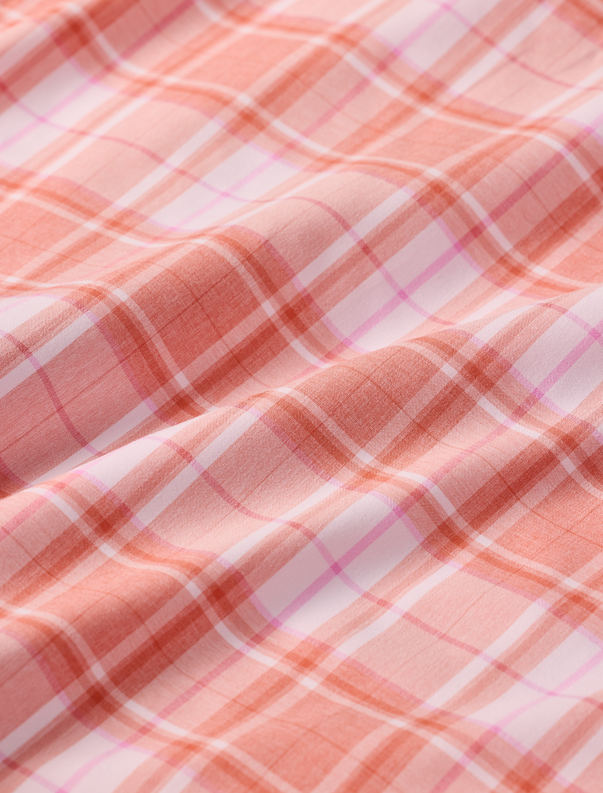 Microfiber Medium Plaid Sport Shirt