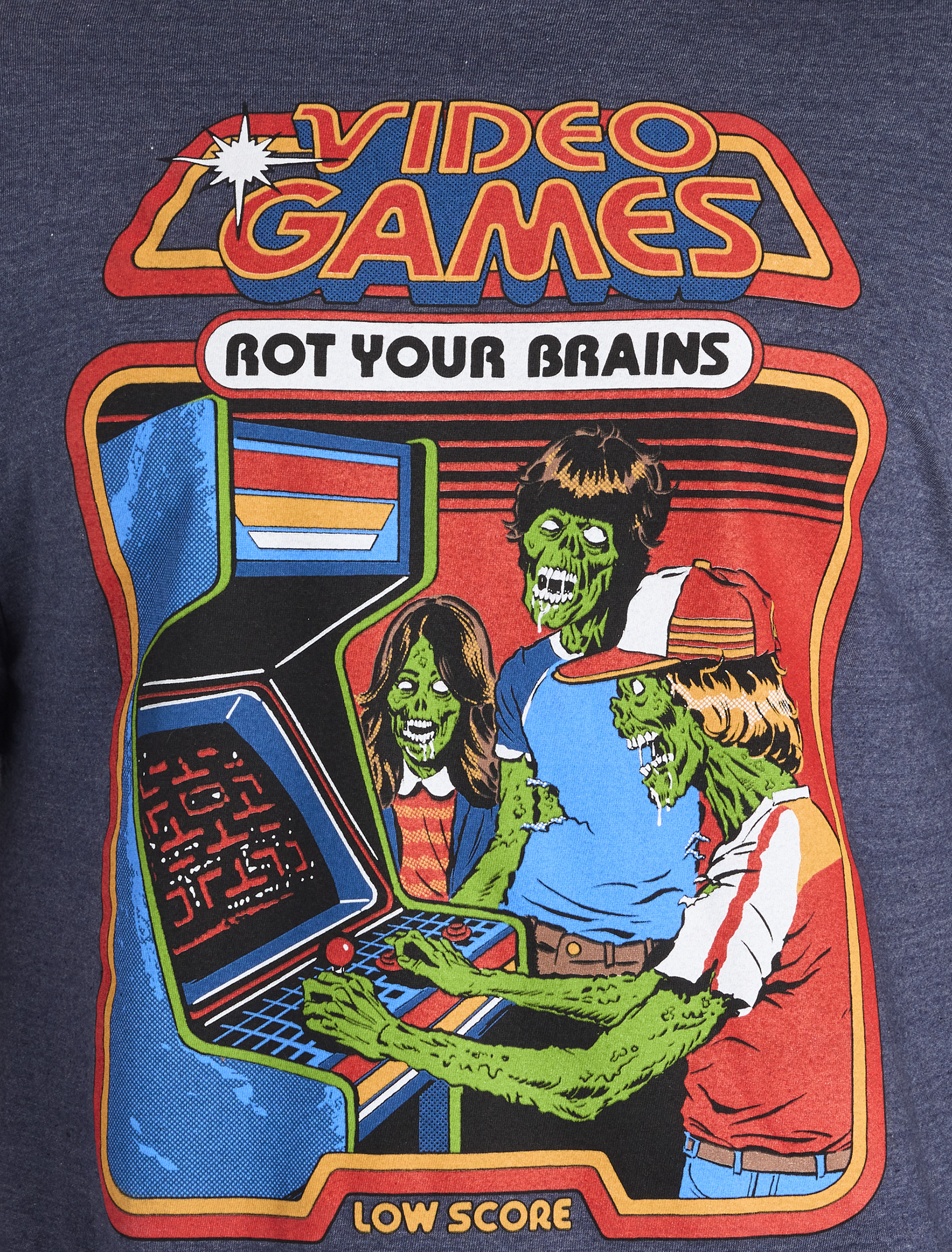 Video Games Rot Your Brain Graphic Tee