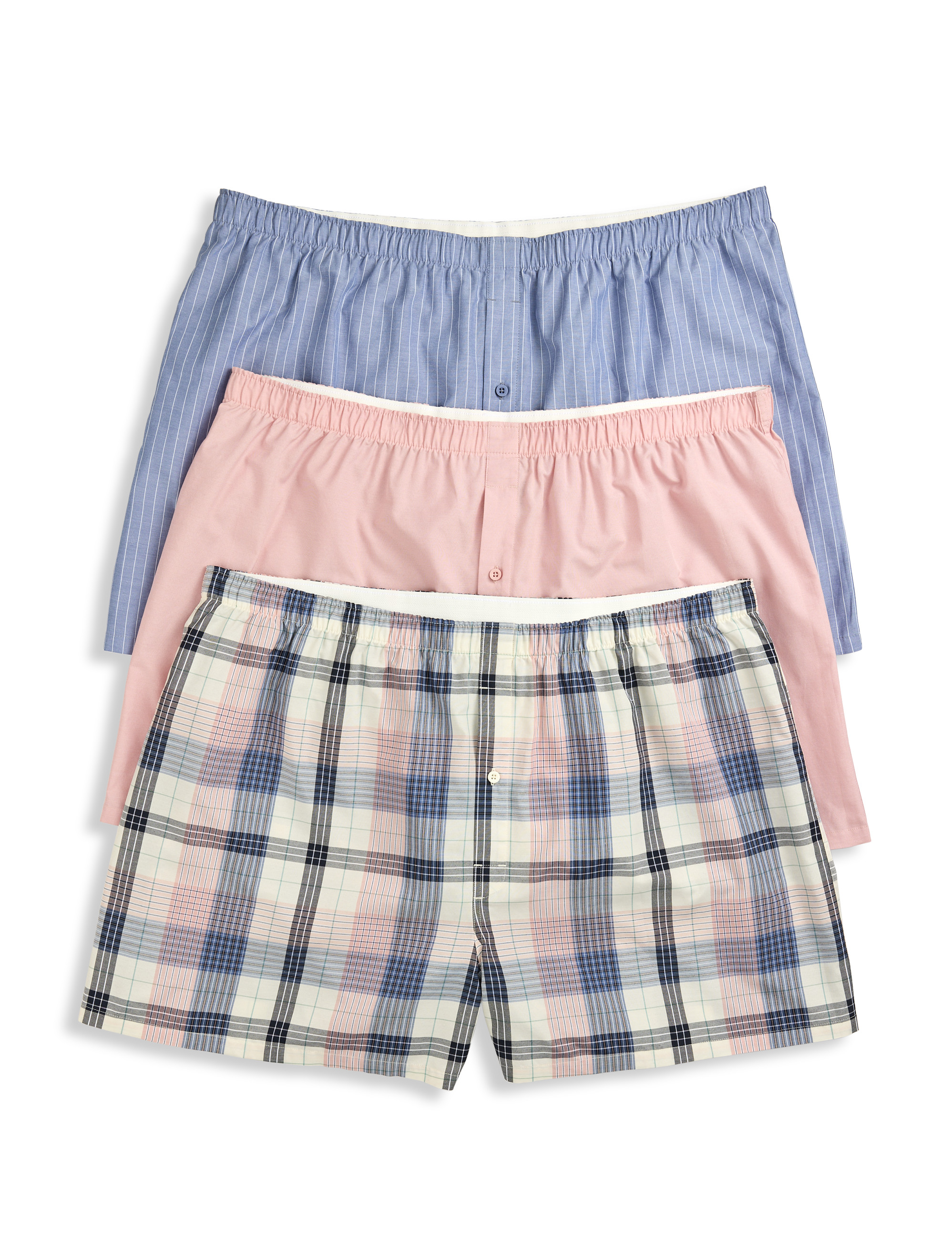 3-pk 4.5 Inch Woven Boxers