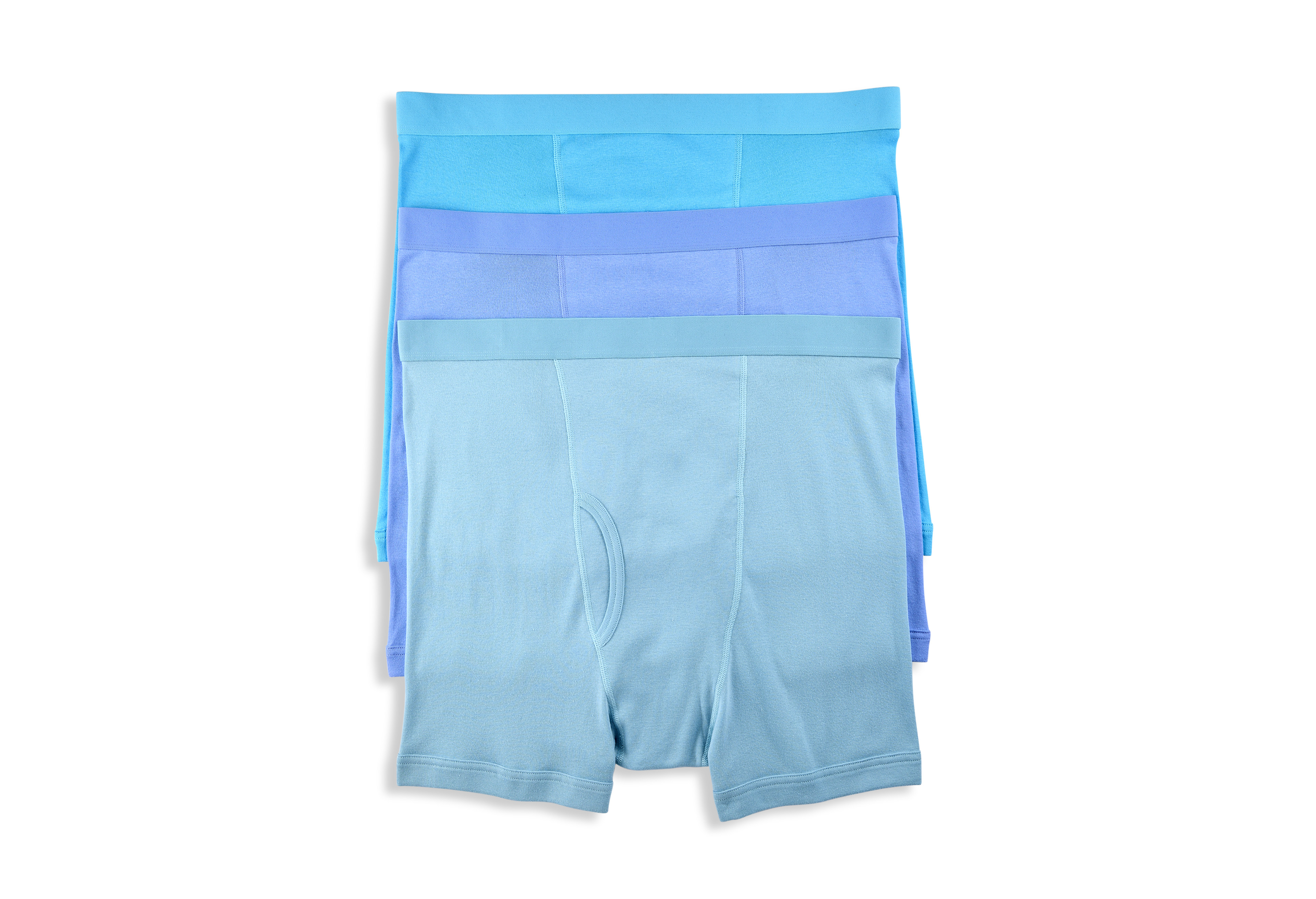 3-pk Solid 4 Inch Boxer Briefs