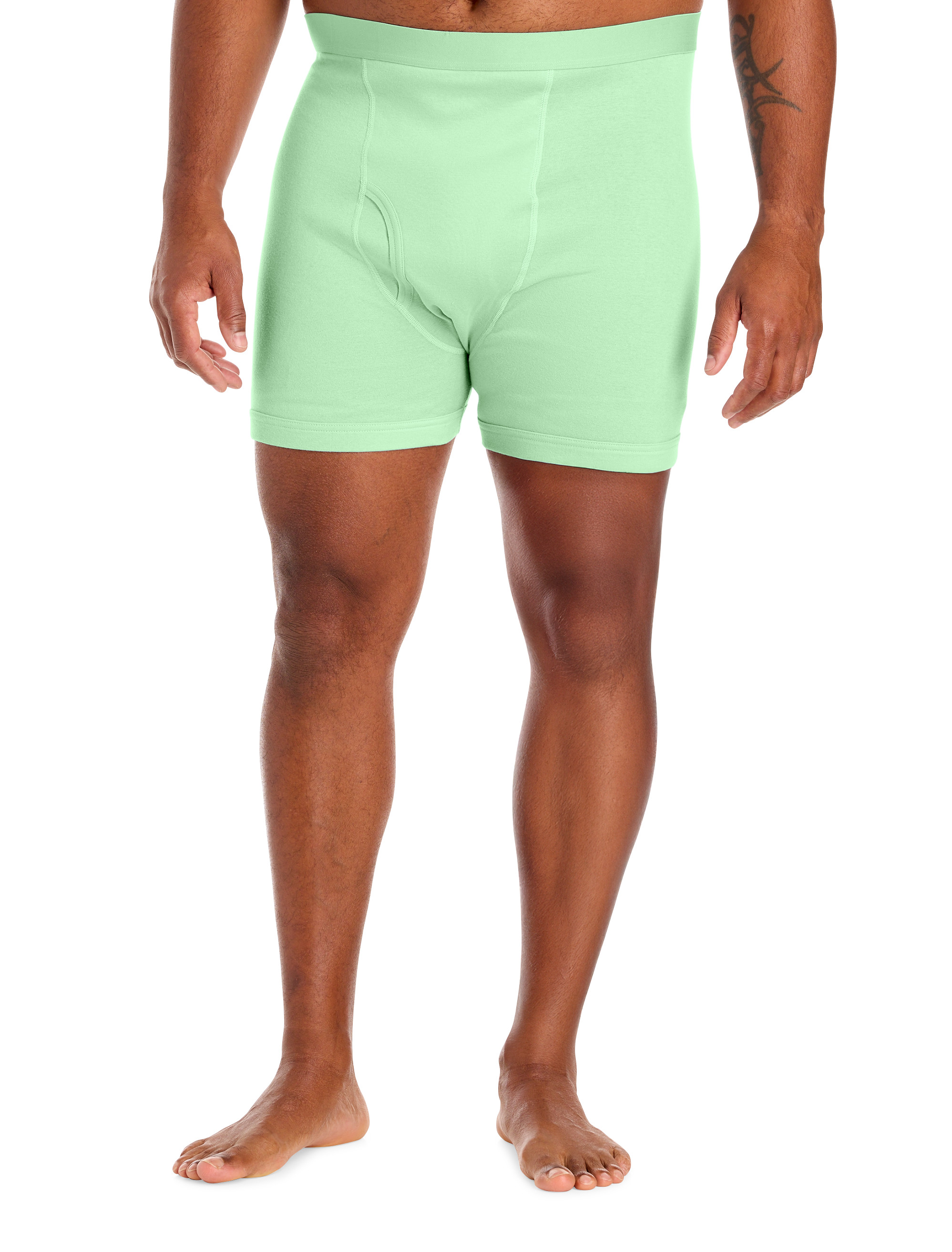 3-pk Solid 4 Inch Boxer Briefs