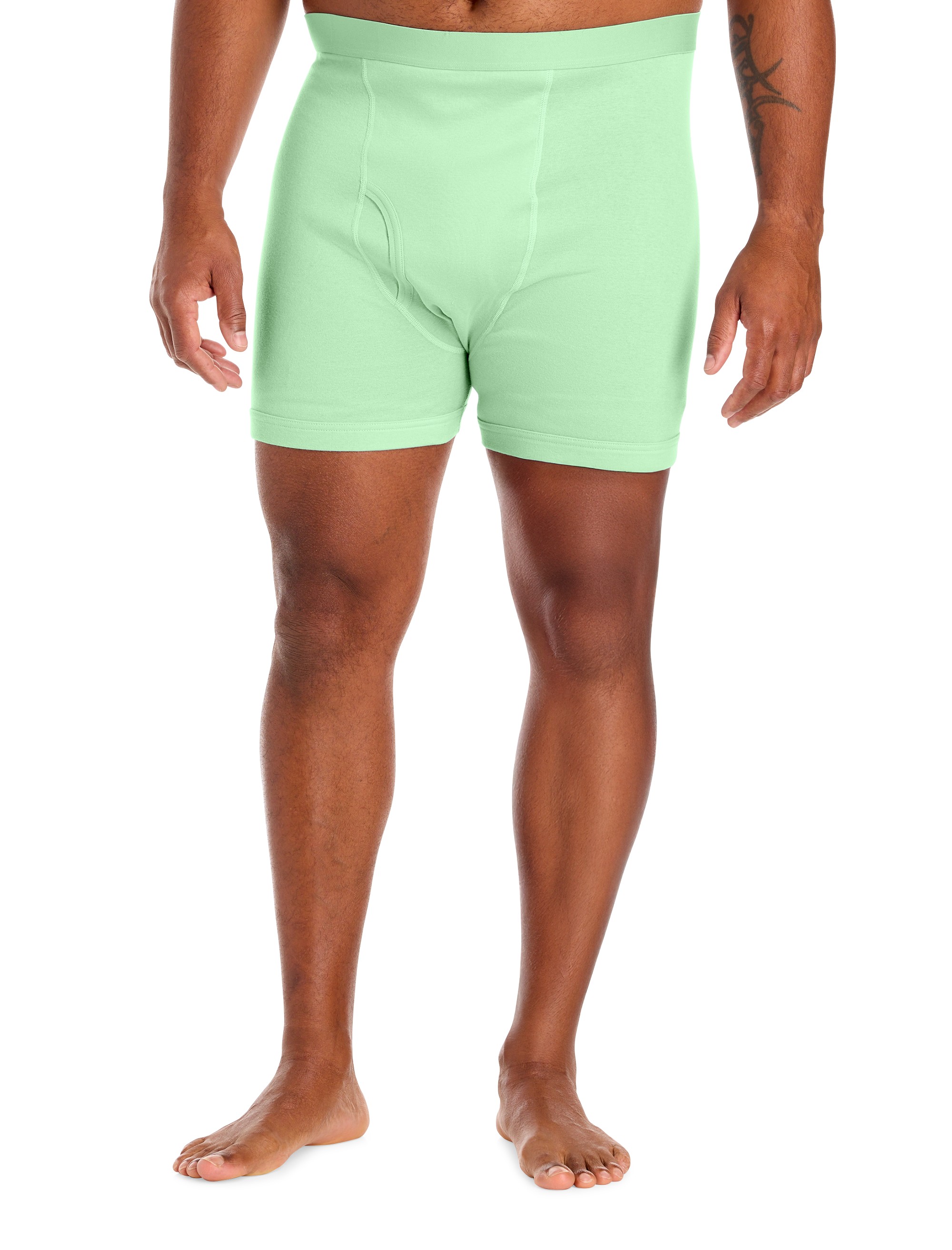 3-pk Solid 4 Inch Boxer Briefs - thumbnail 2