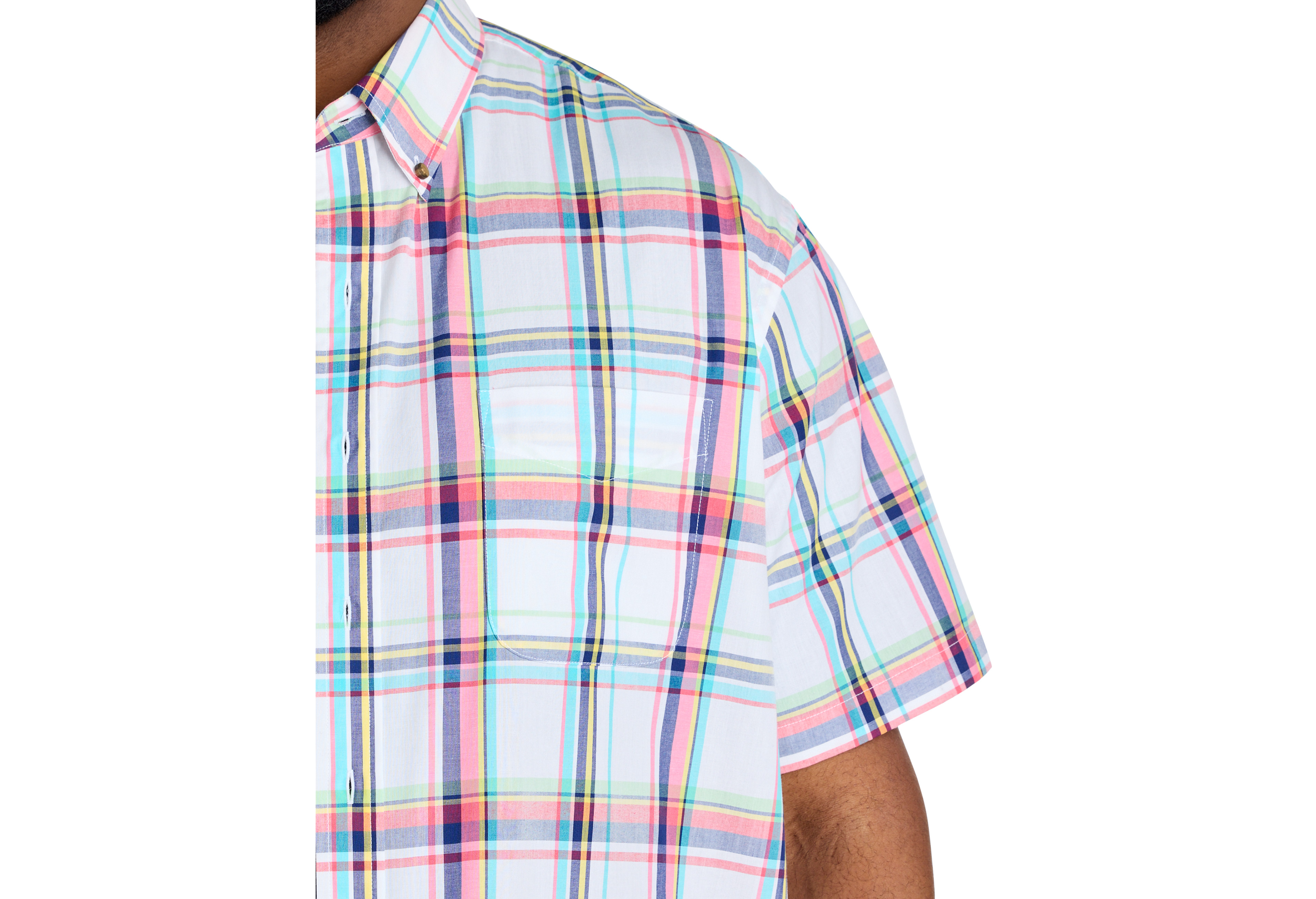 Easy-Care Large Plaid Sport Shirt