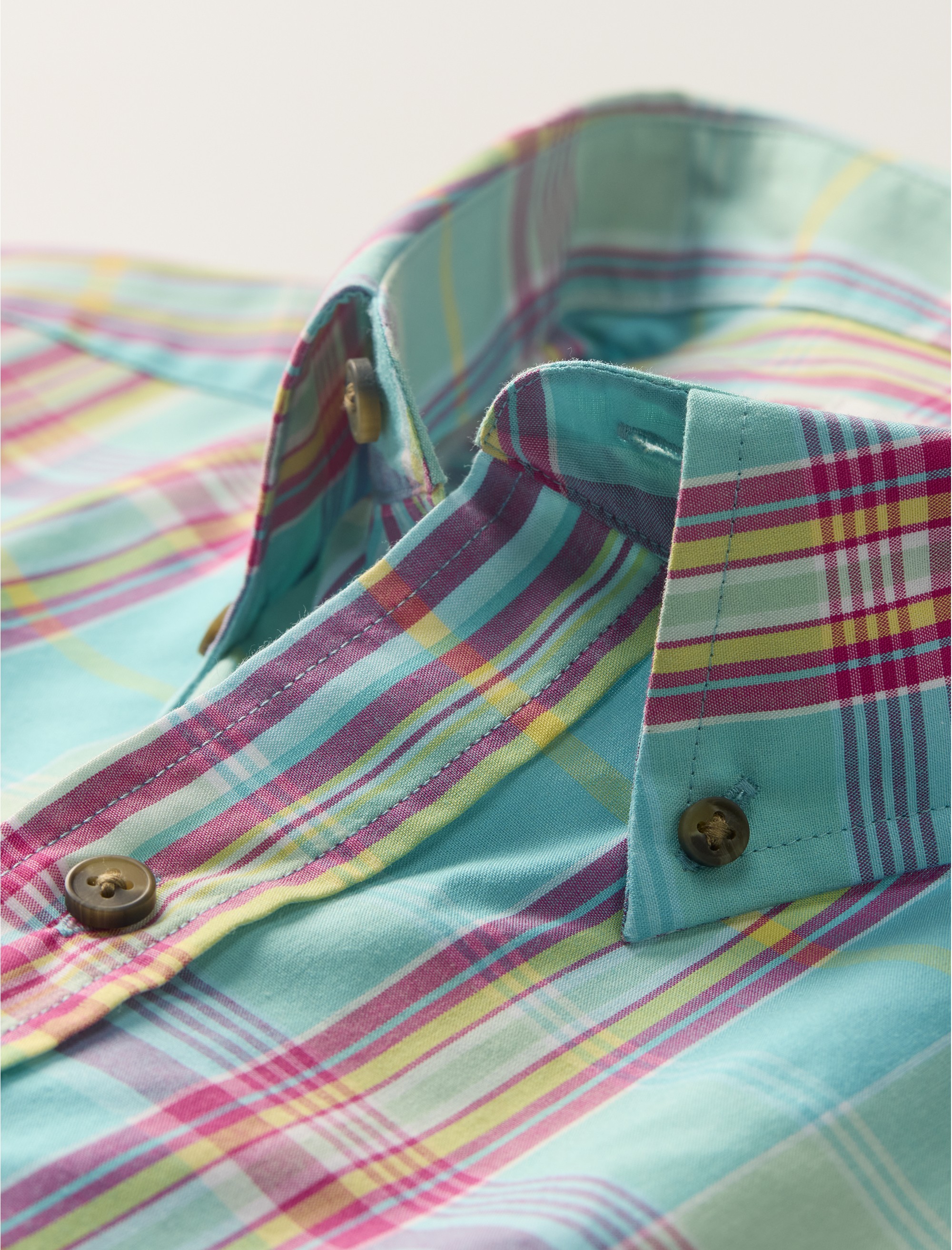 Easy-Care Large Plaid Sport Shirt - thumbnail 3