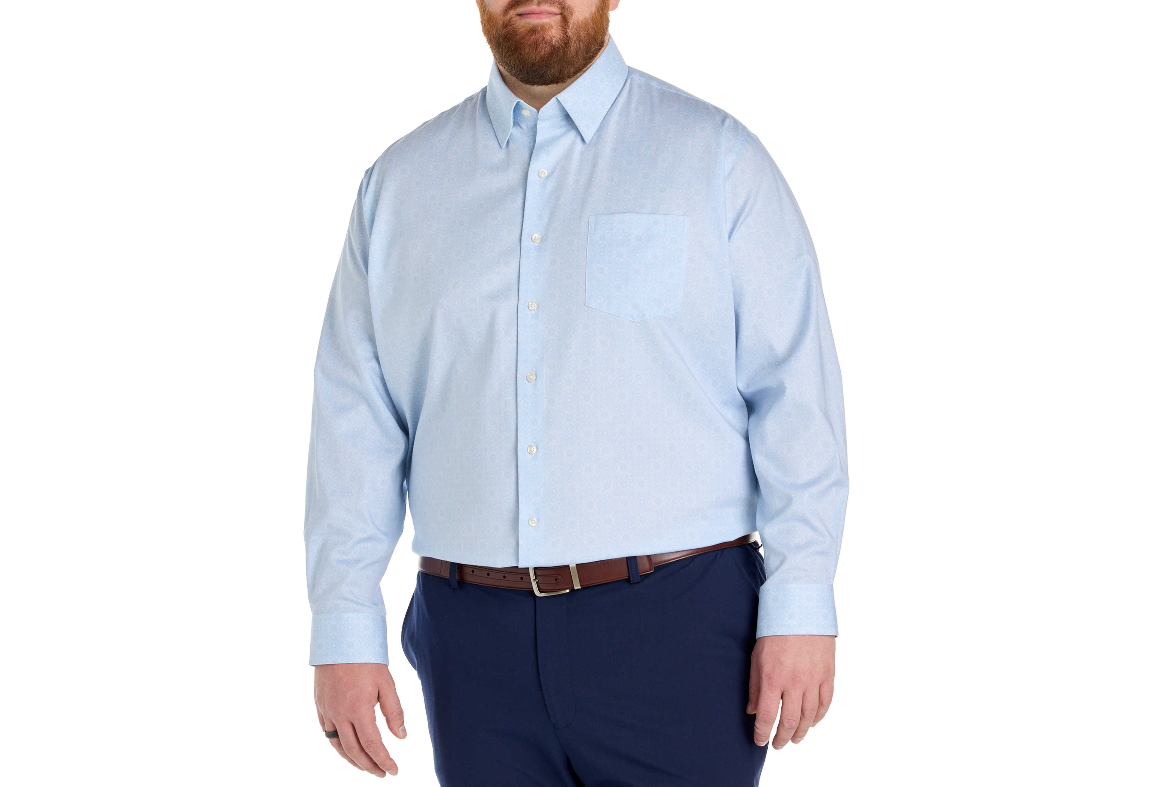 Wrinkle-Resistant Elevated Floral Dress Shirt
