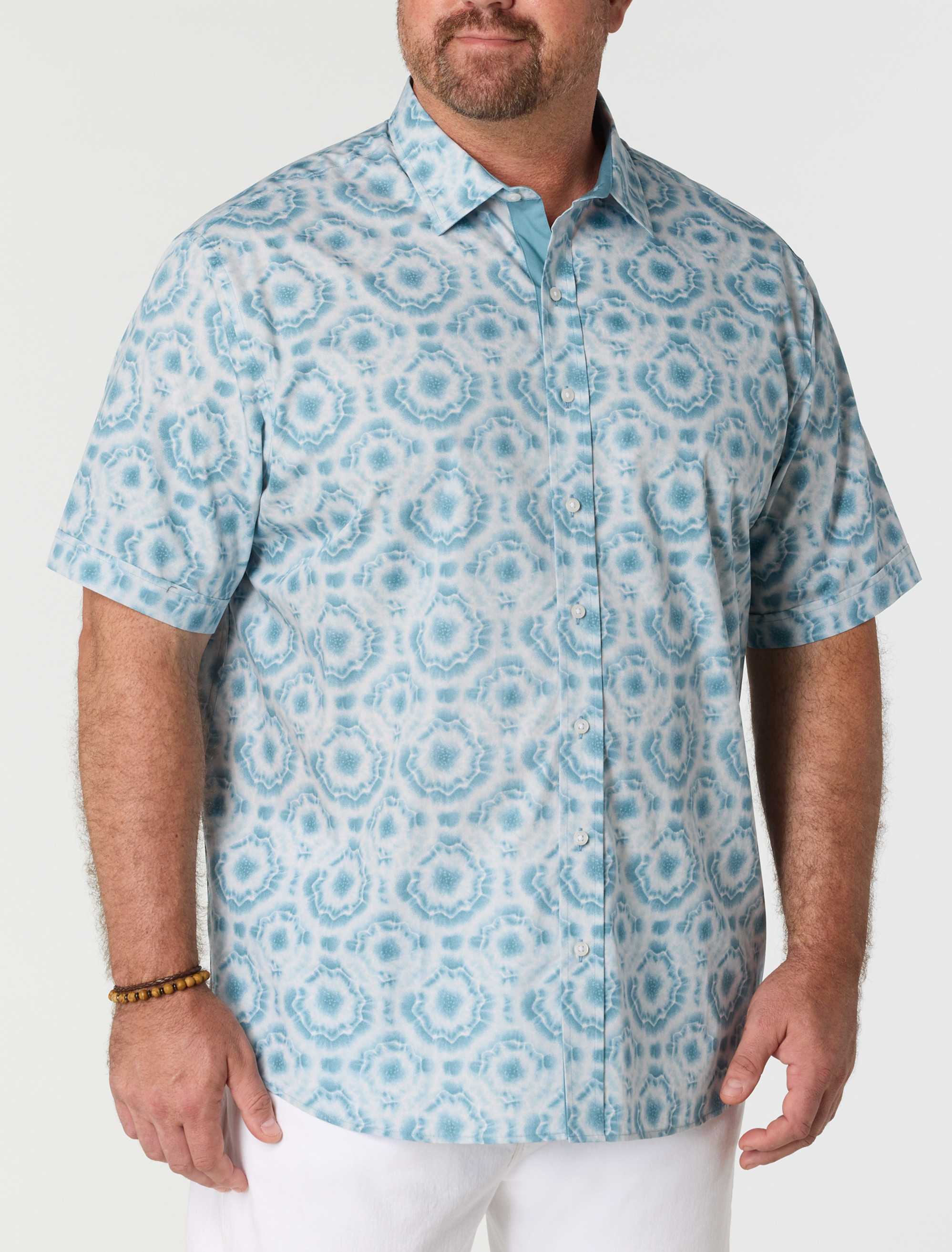 Tonal Tie Dye Sport Shirt