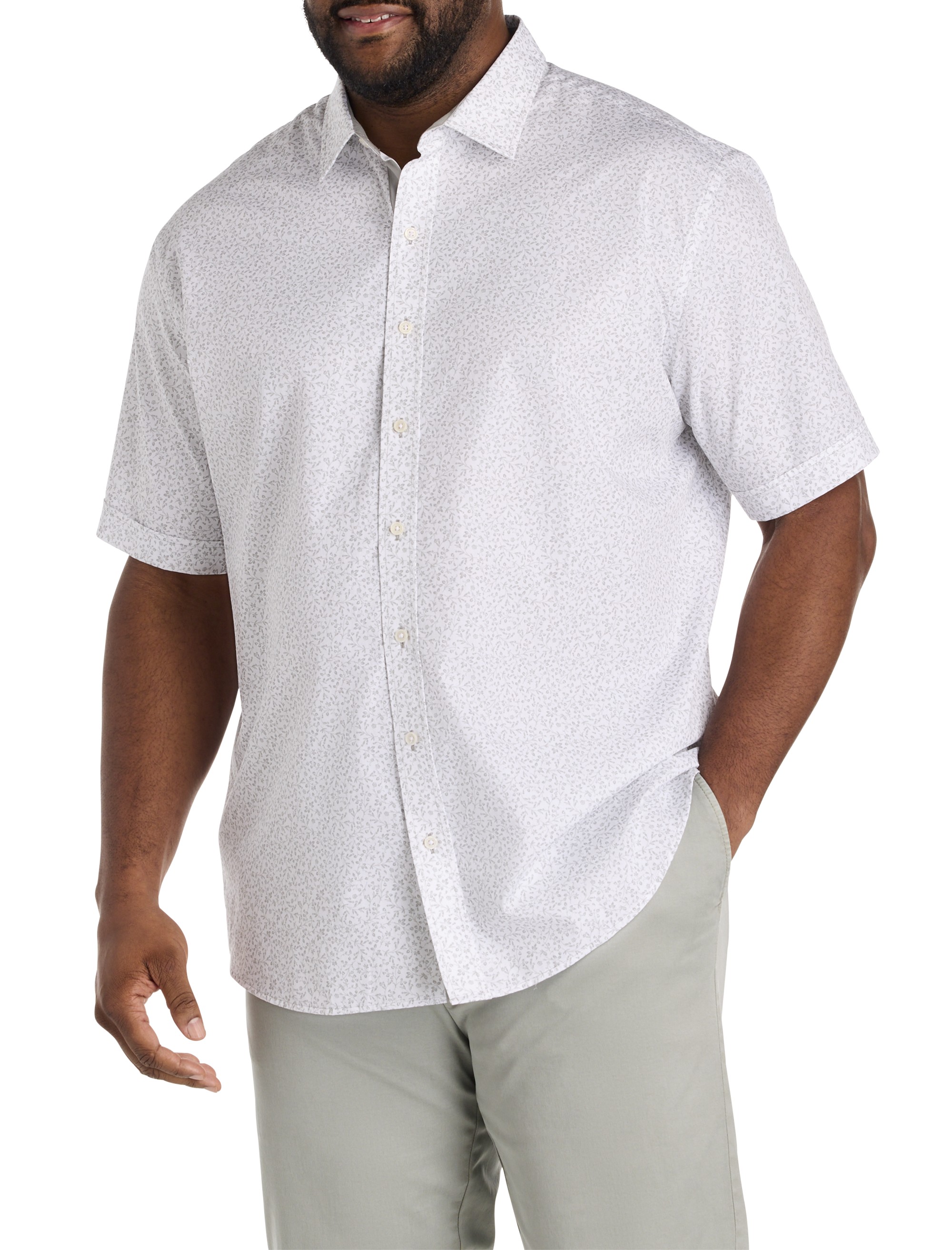 Micro Floral Sport Shirt