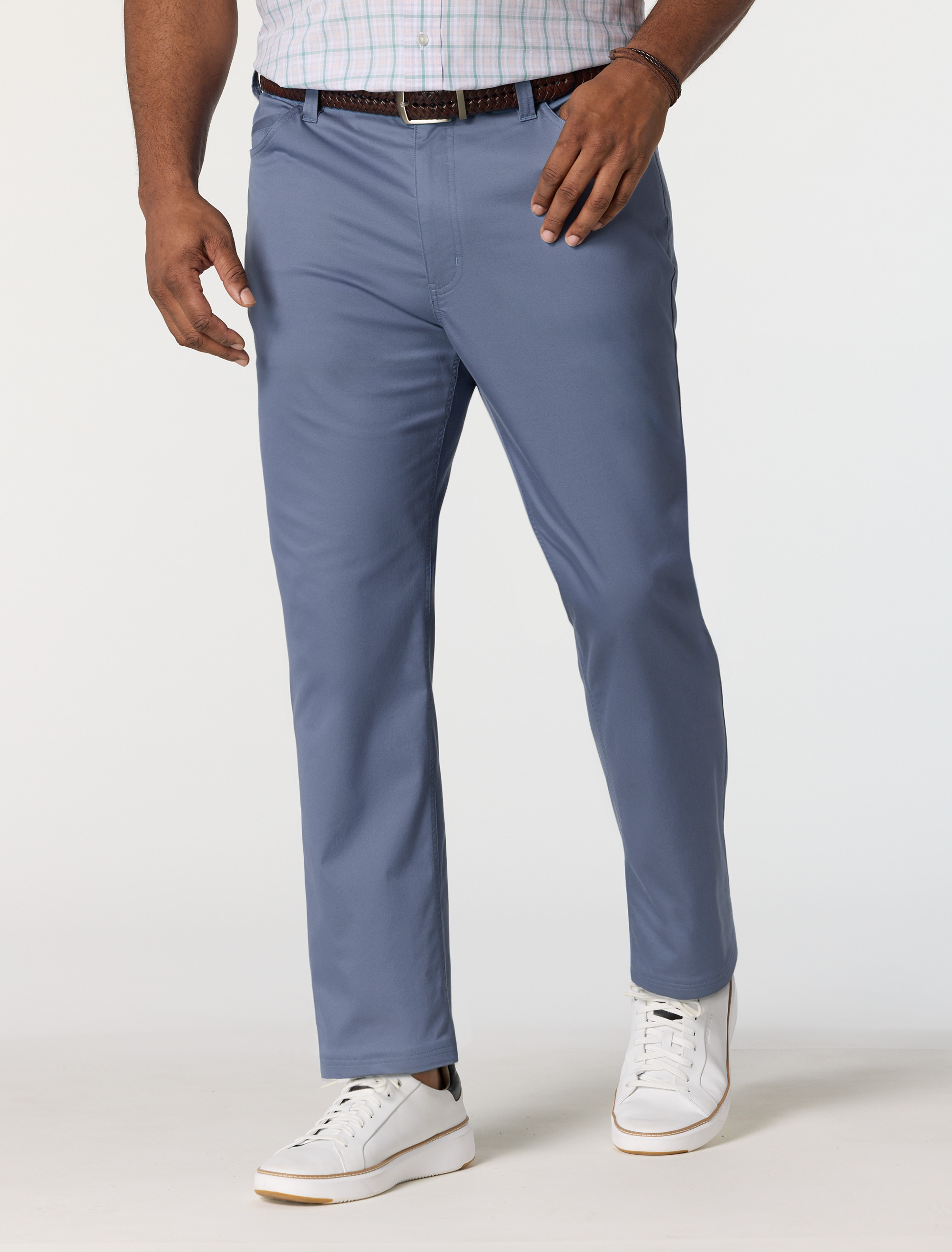 Big + Tall | Oak Hill Straight-Fit 5-Pocket Tech Pants | DXL