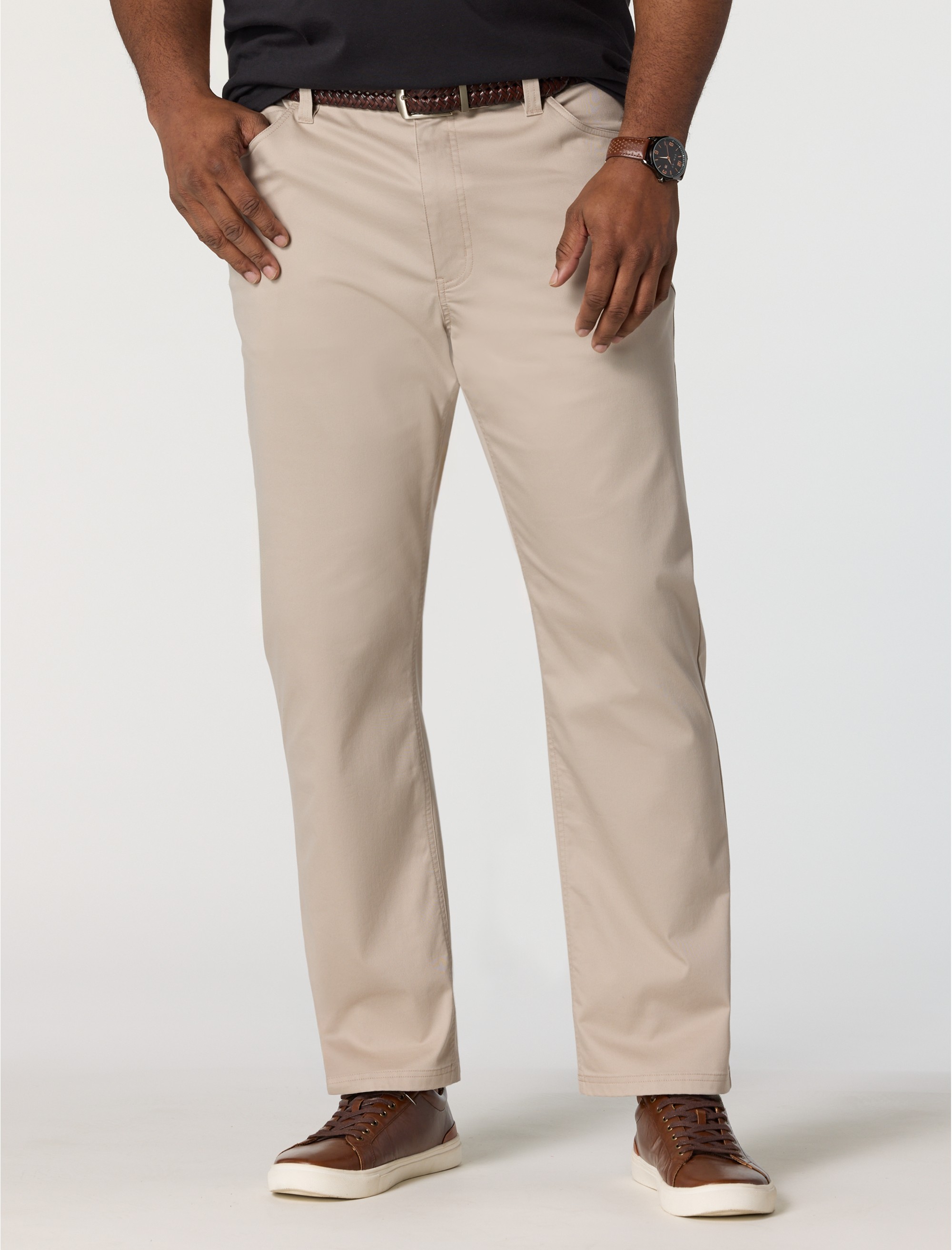 Straight-Fit 5-Pocket Tech Pants