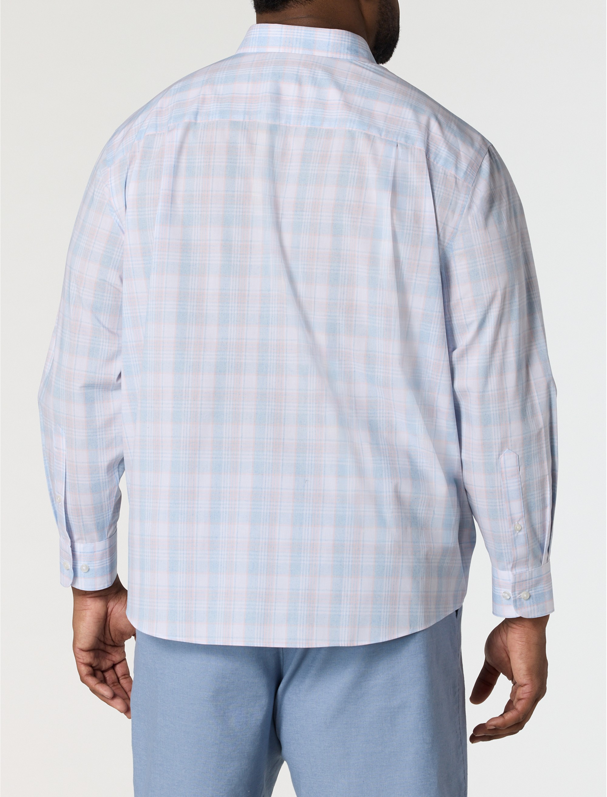 Heather Plaid Tech Sport Shirt - thumbnail 3