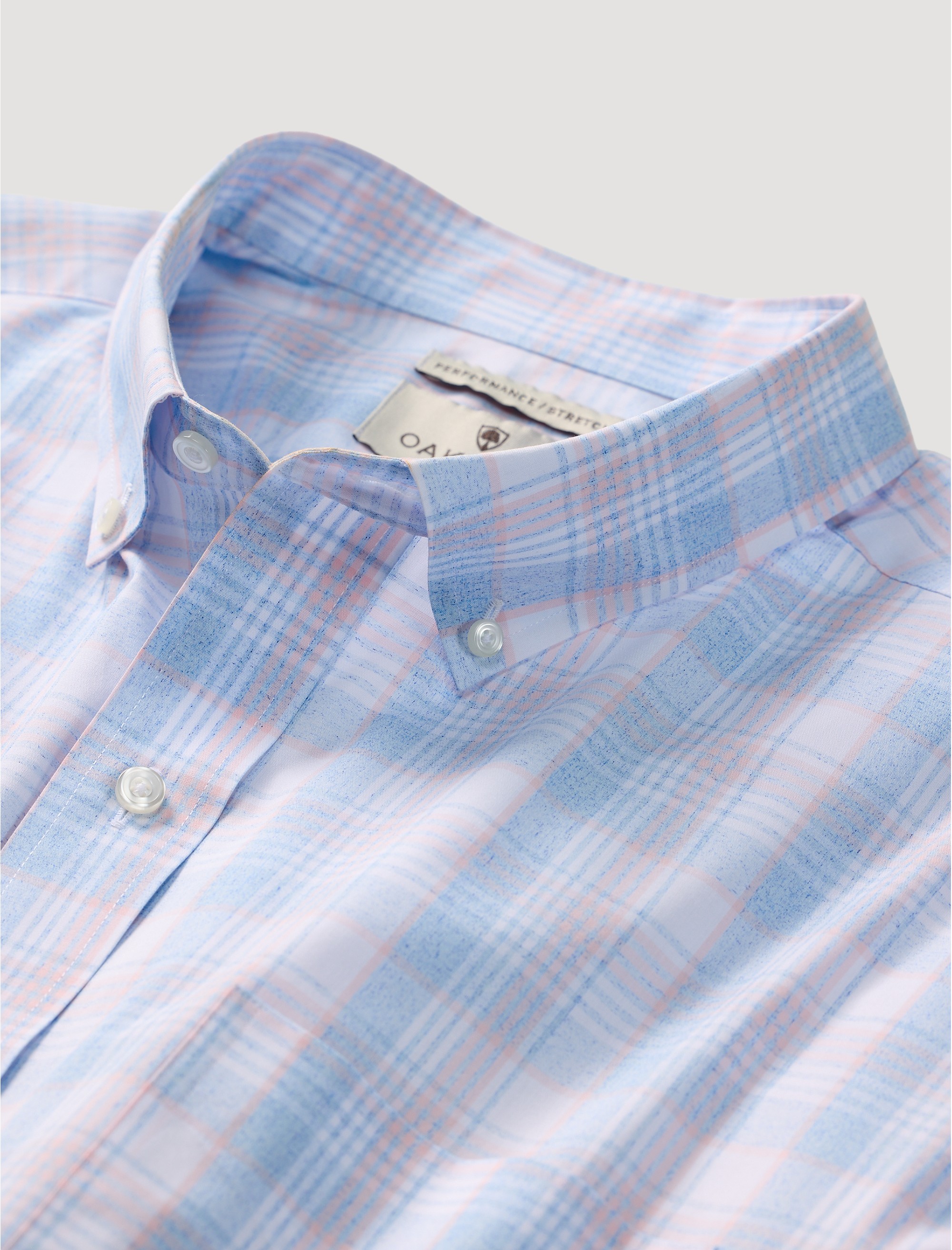 Heather Plaid Tech Sport Shirt - thumbnail 6