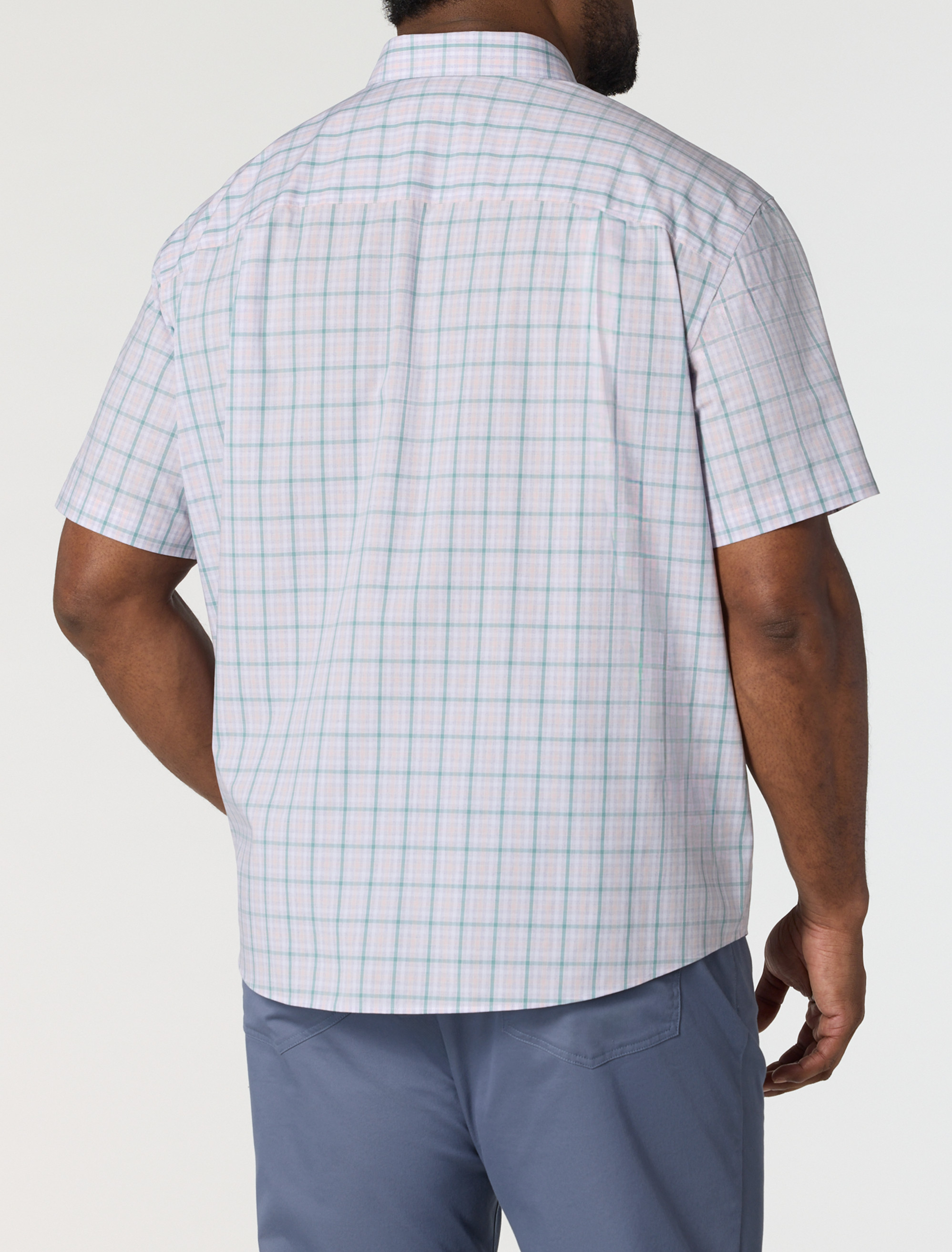 Large Plaid Tech Sport Shirt