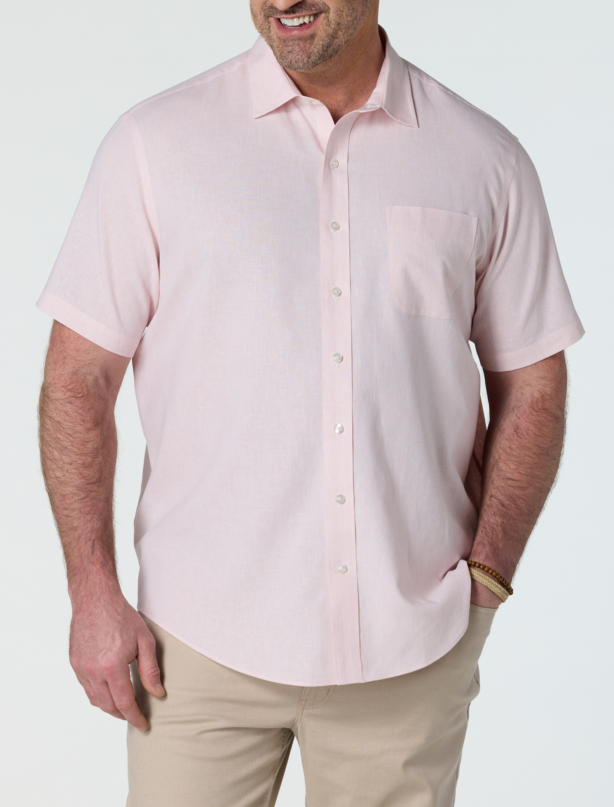 Linen-Blend Tech Sport Shirt