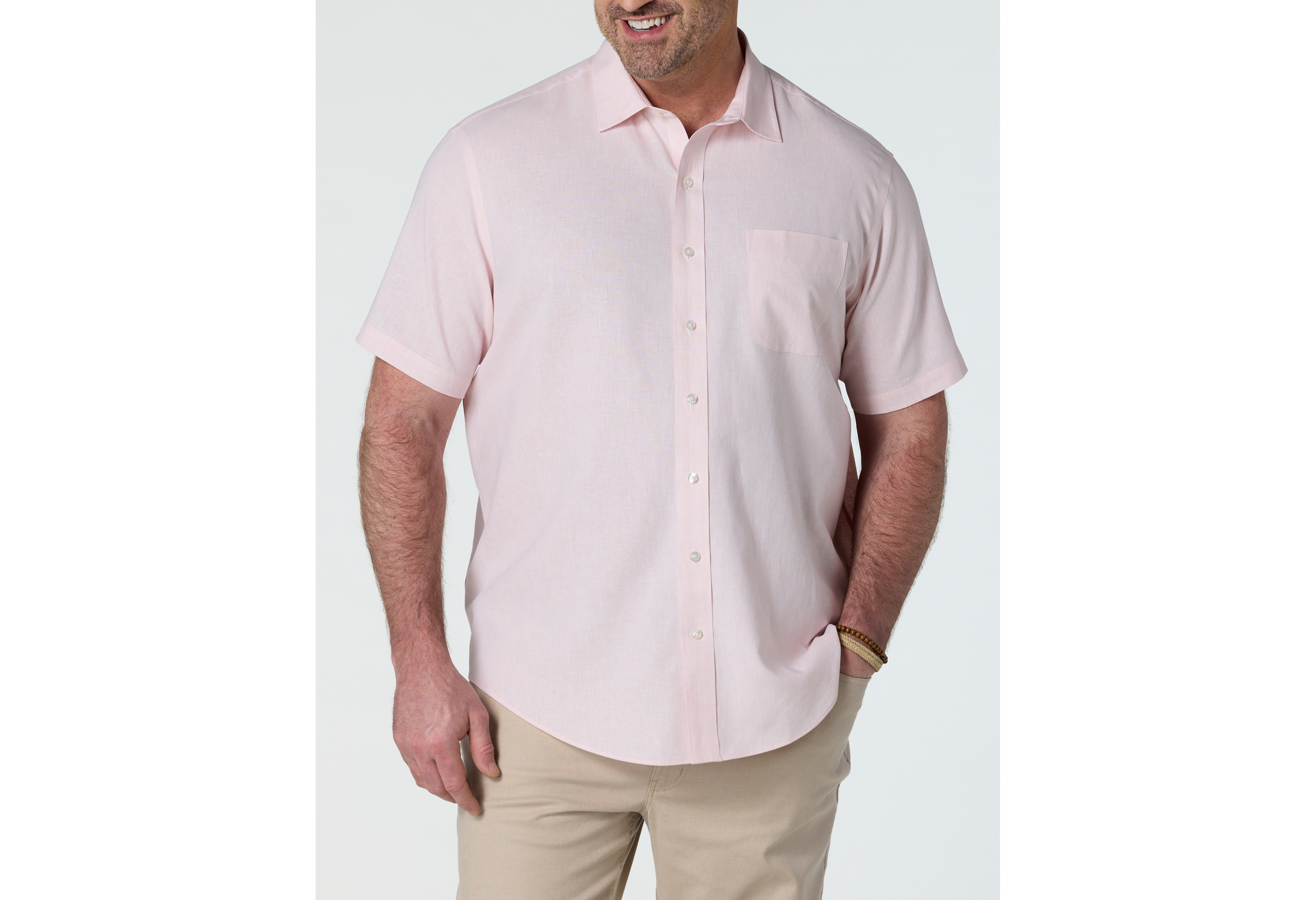 Linen-Blend Tech Sport Shirt