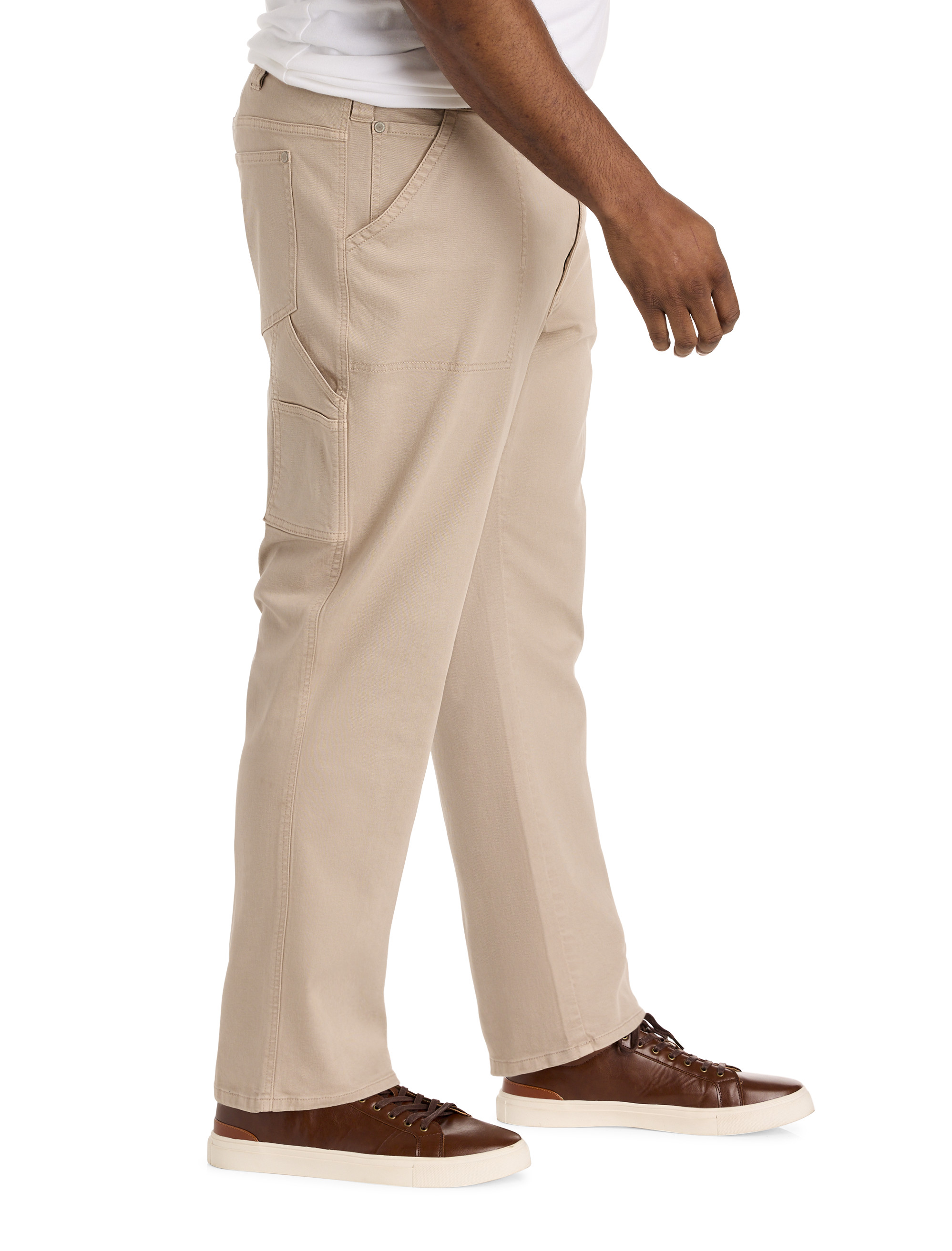 Relaxed Straight-Fit Carpenter Pants