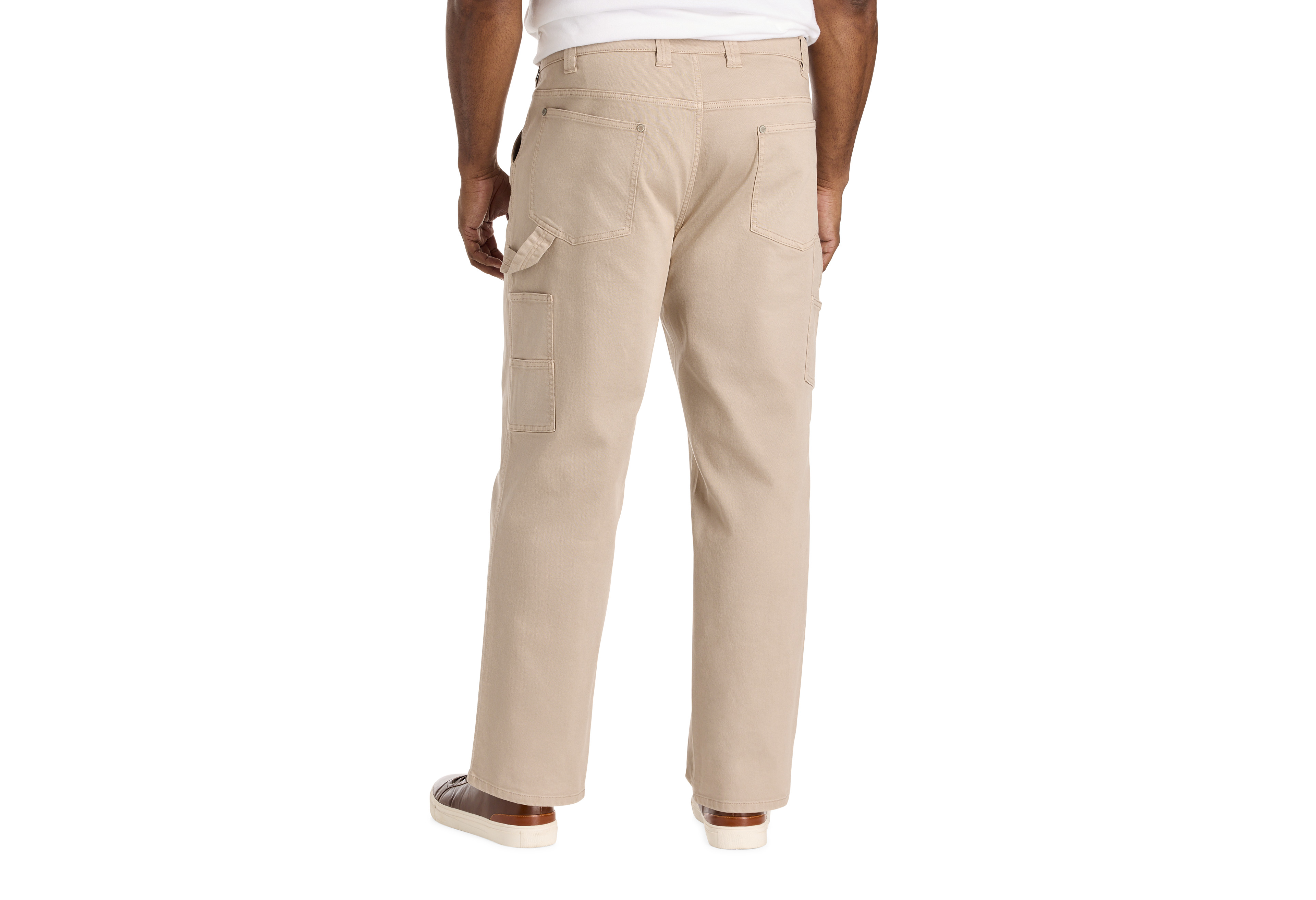 Relaxed Straight-Fit Carpenter Pants