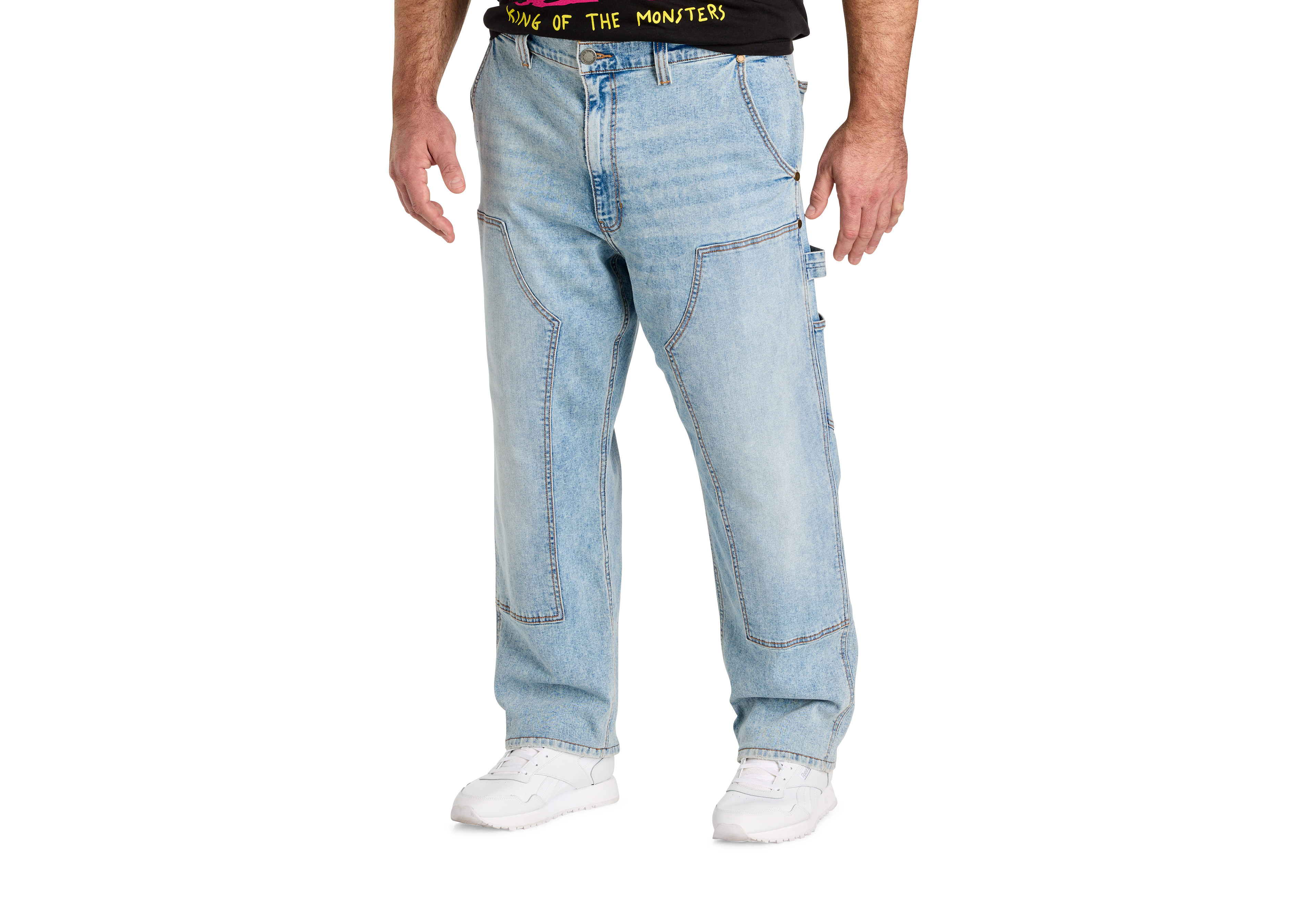 Relaxed Straight-Fit Carpenter Jeans