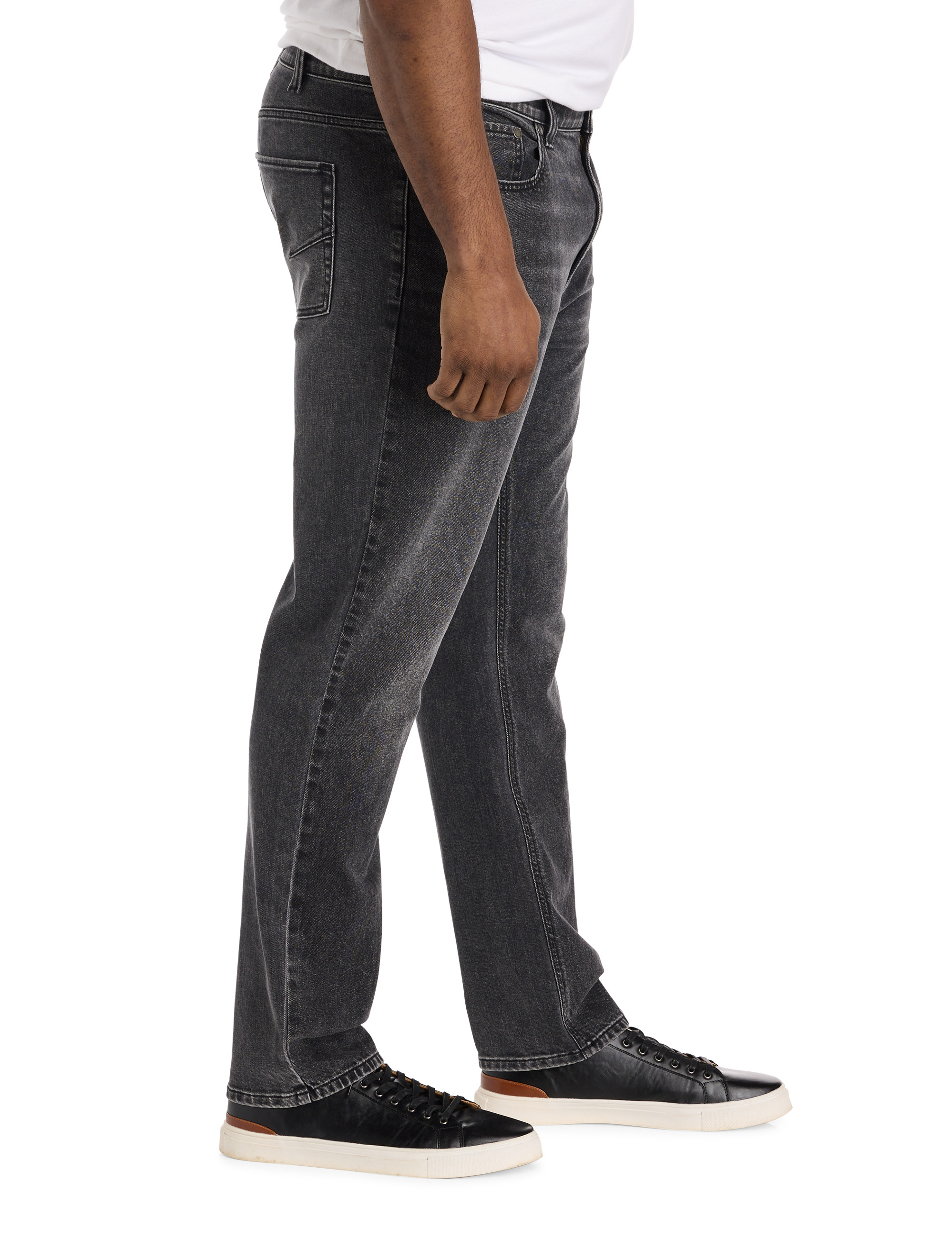 Fade to Black  Dual Denim Tapered-Fit Jeans