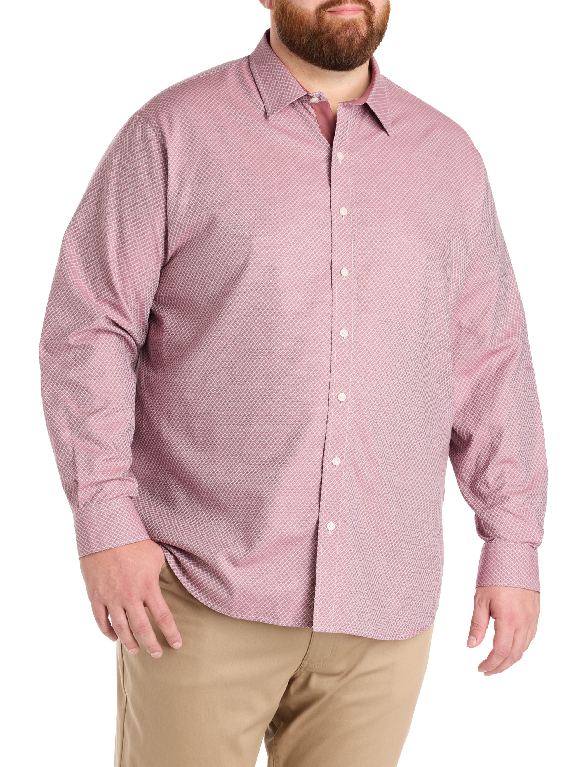 Diamond Print Sport Shirt