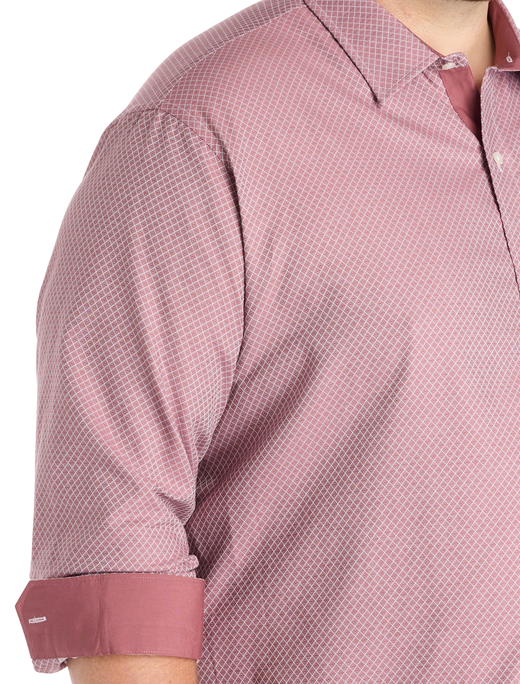 Diamond Print Sport Shirt