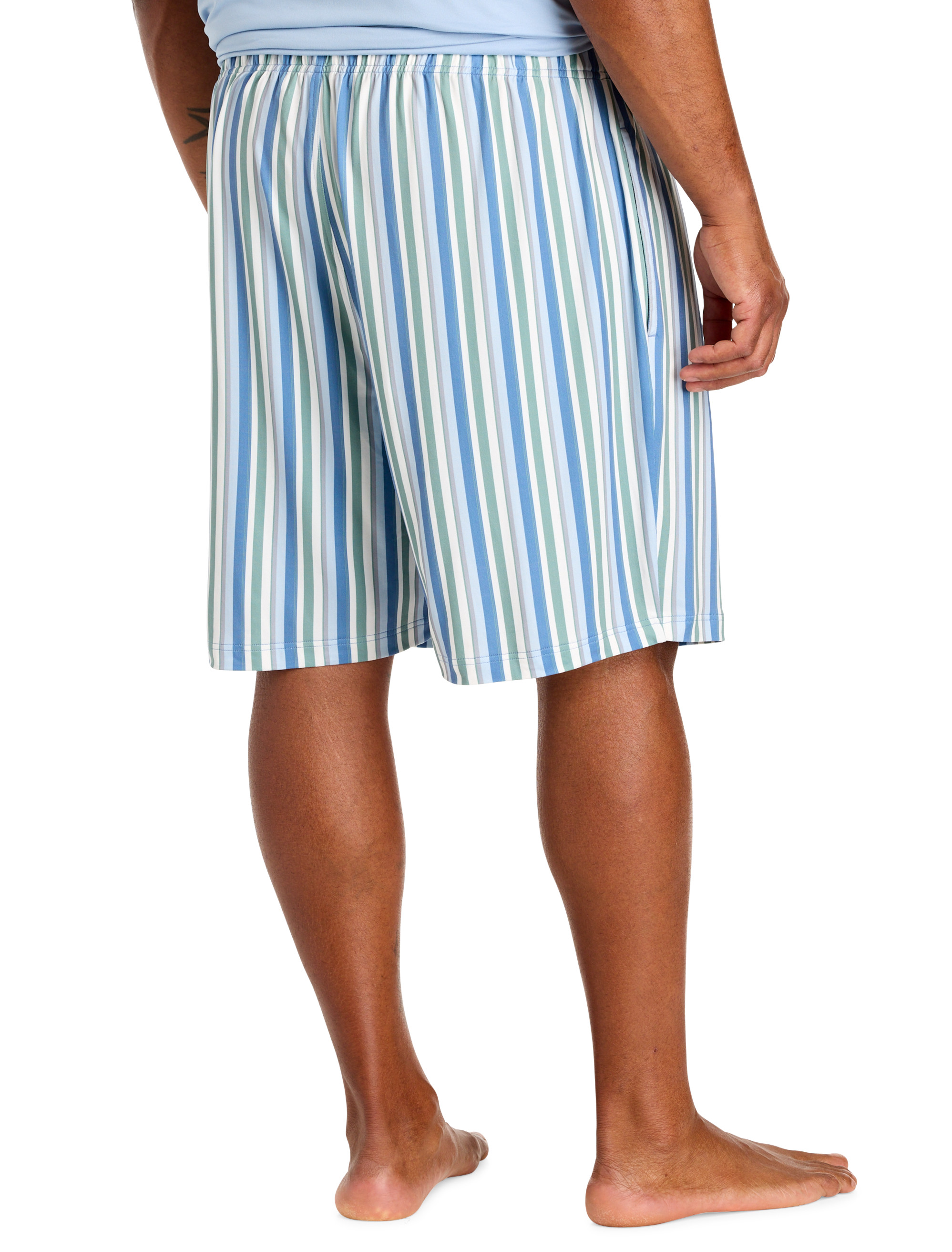 Performance Striped Lounge Shorts