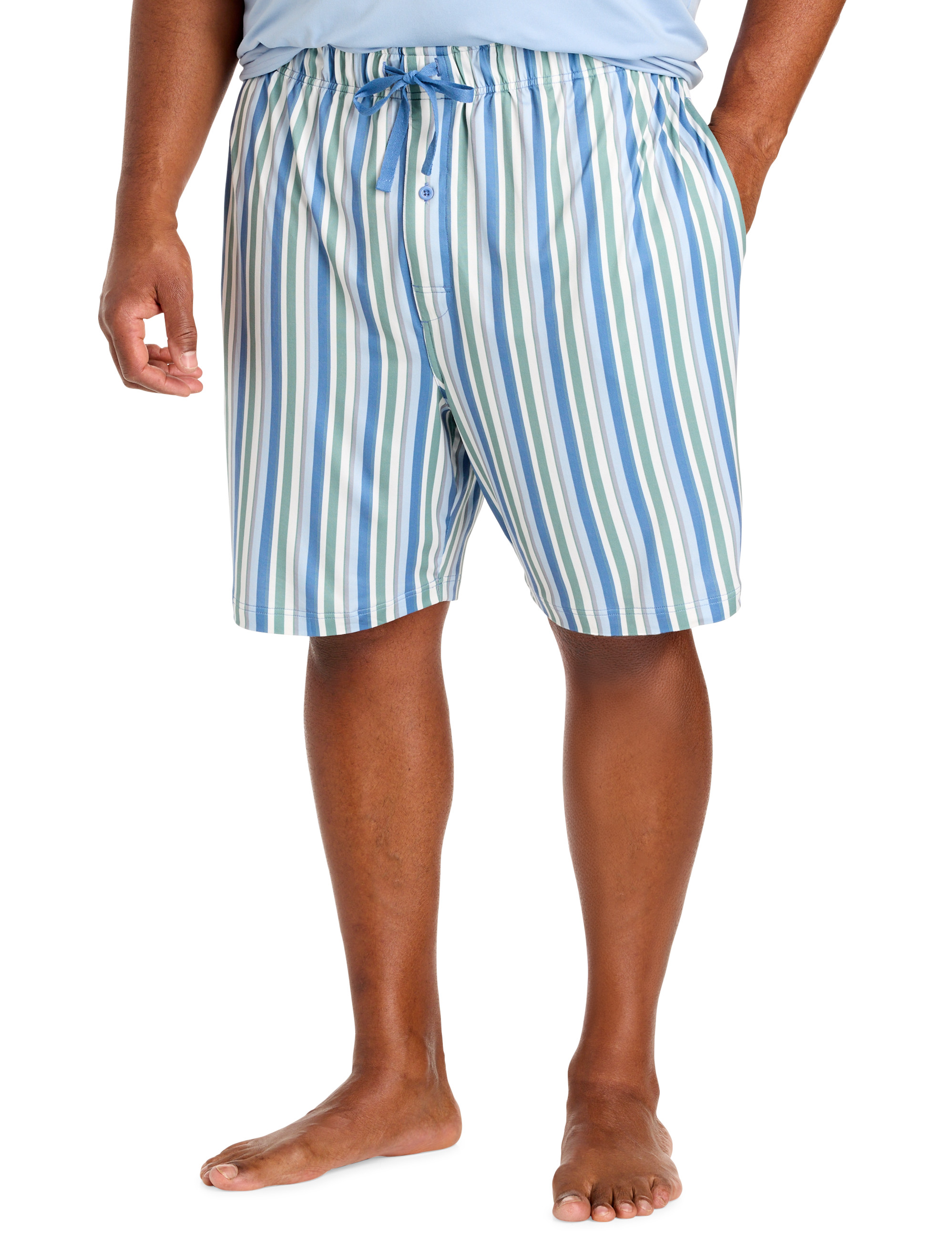 Performance Striped Lounge Shorts