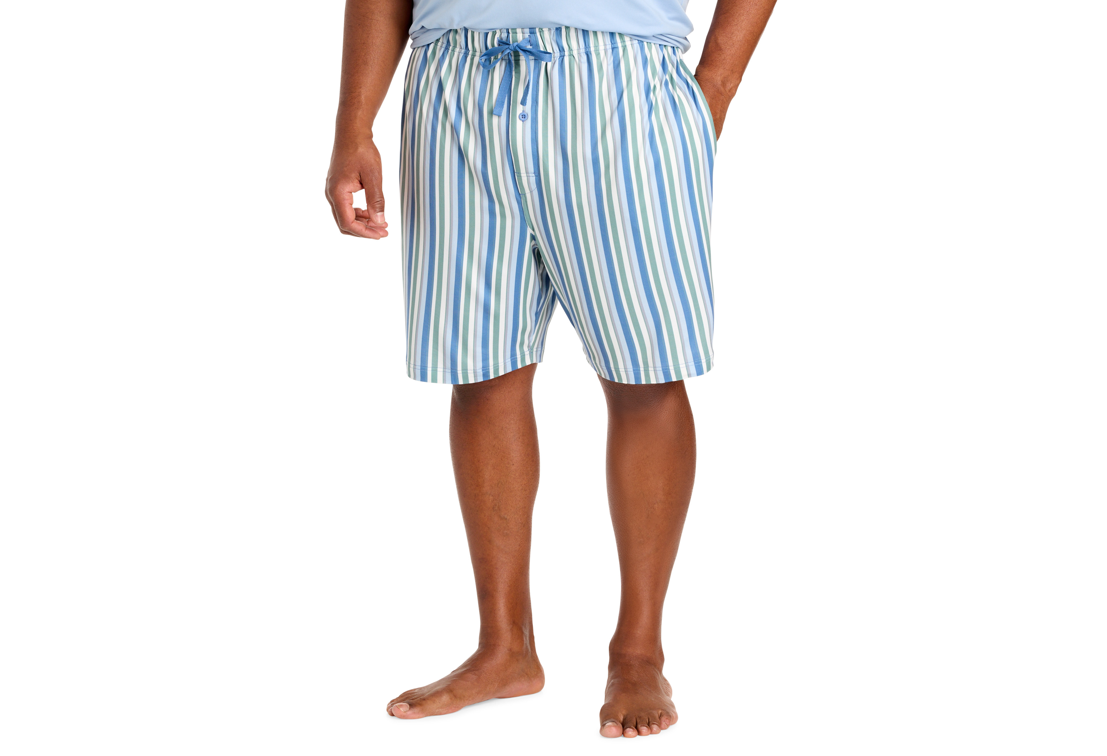 Performance Striped Lounge Shorts
